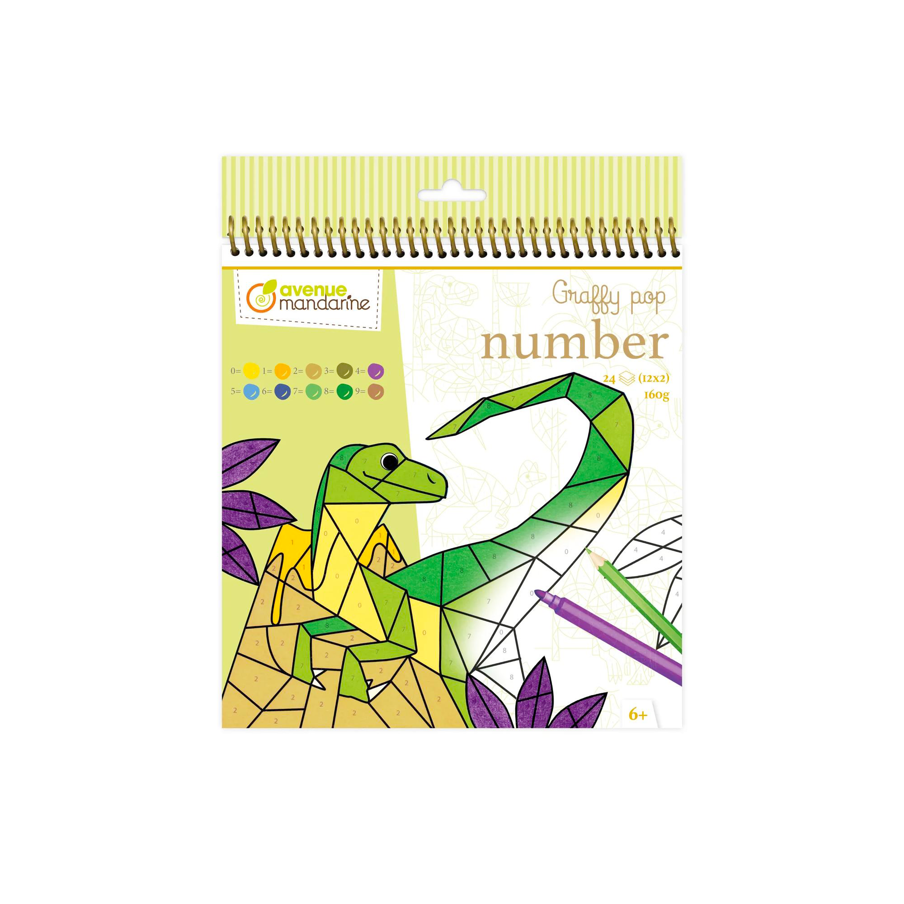 GRAFFY NUMBER- DINOSAURES