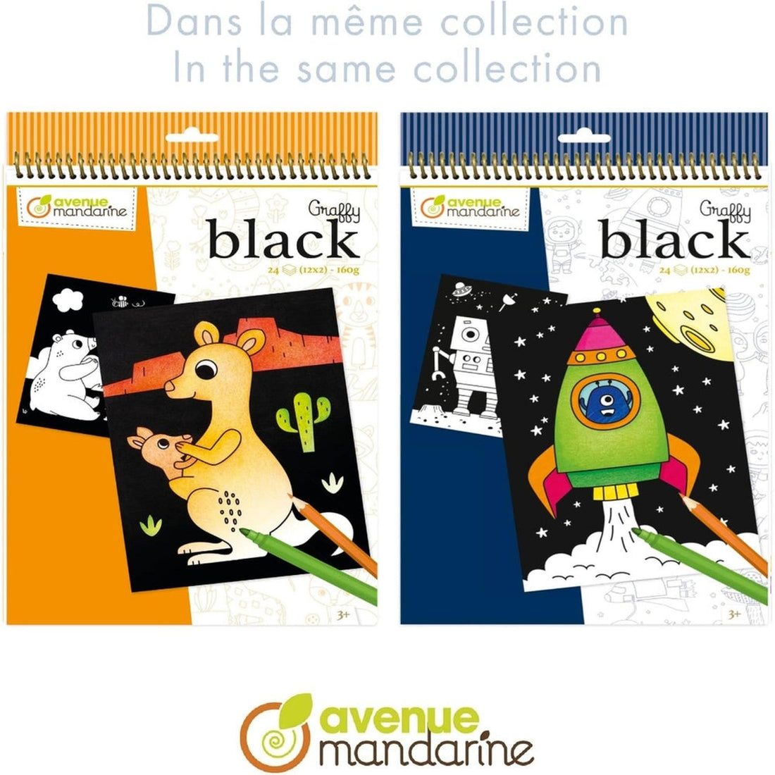 Graffy Black, Animaux du Monde MY MANDARINE
