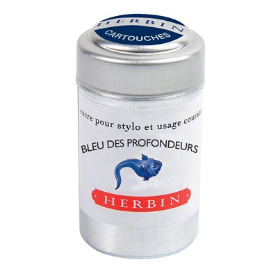 Boite De 6 Cartouches Bleu Des Profondeurs J.HERBIN