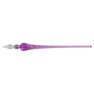 Stylo En Verre Rond 18Cm - Violet J.HERBIN
