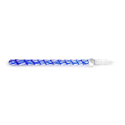 Stylo En Verre Droit 16Cm-Bleu Saphir J.HERBIN