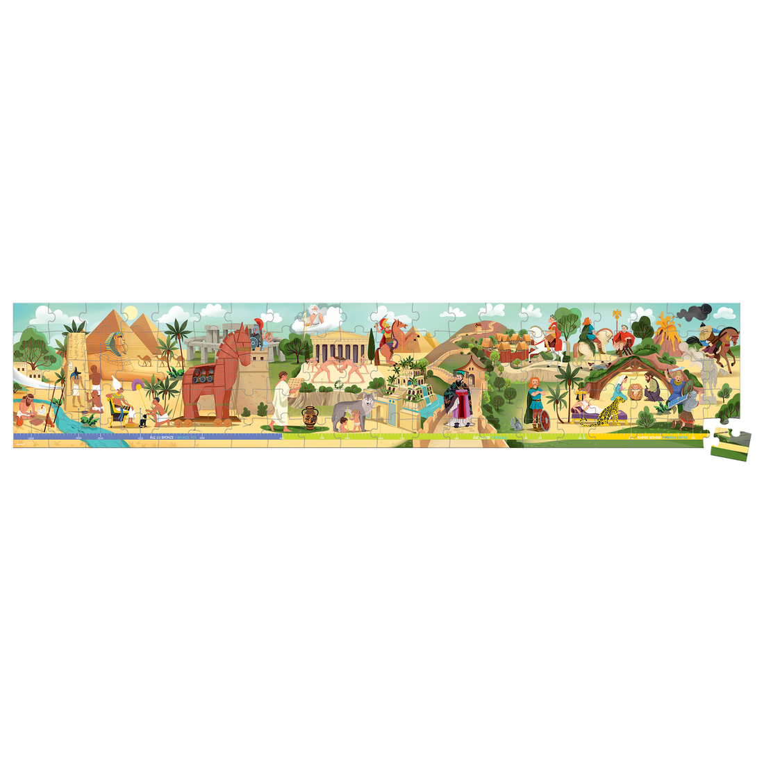 PZ100: PUZZLE FRISE - MYTHOLOGIE & ANTIQUITÉ JANOD