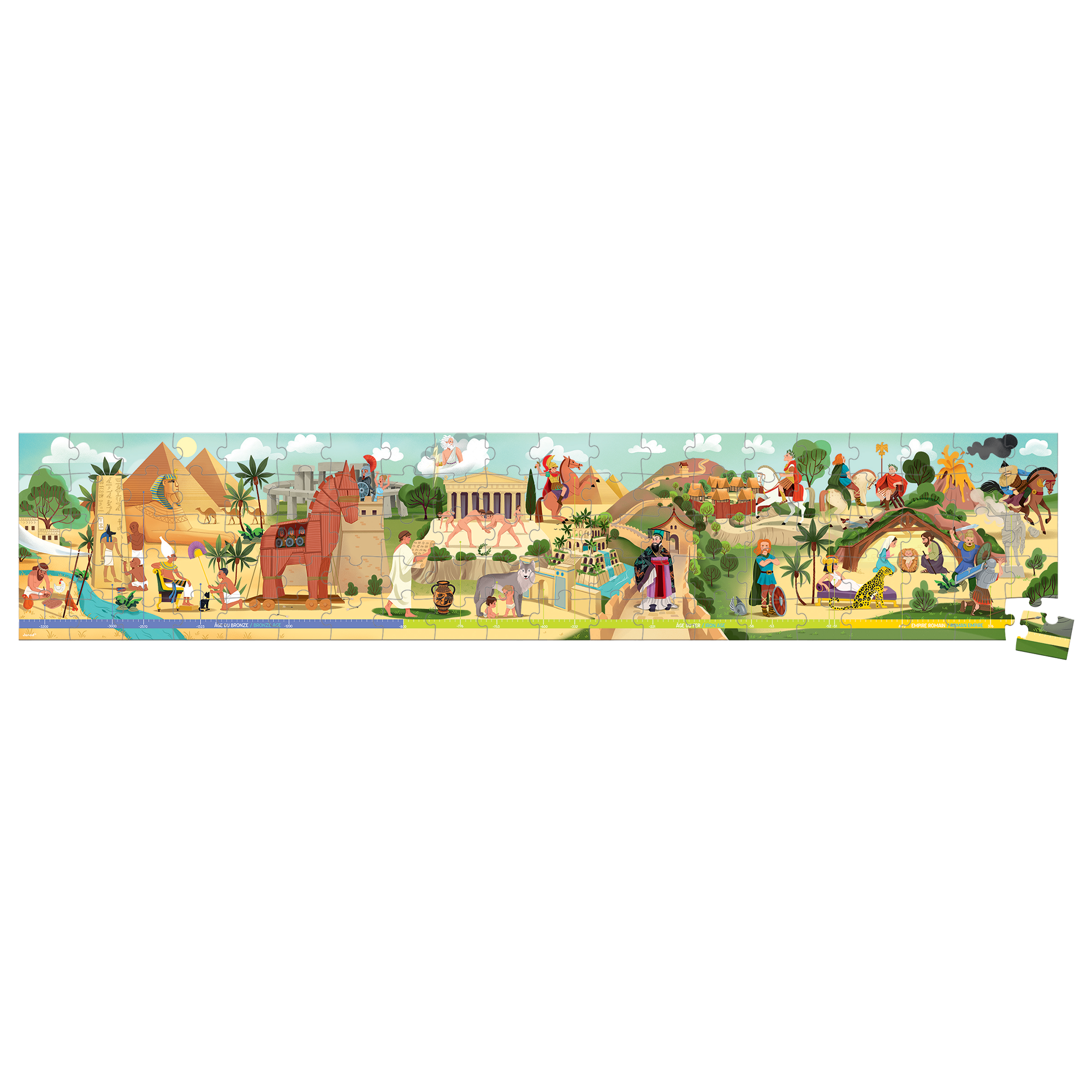 PZ100: PUZZLE FRISE - MYTHOLOGIE & ANTIQUITÉ JANOD