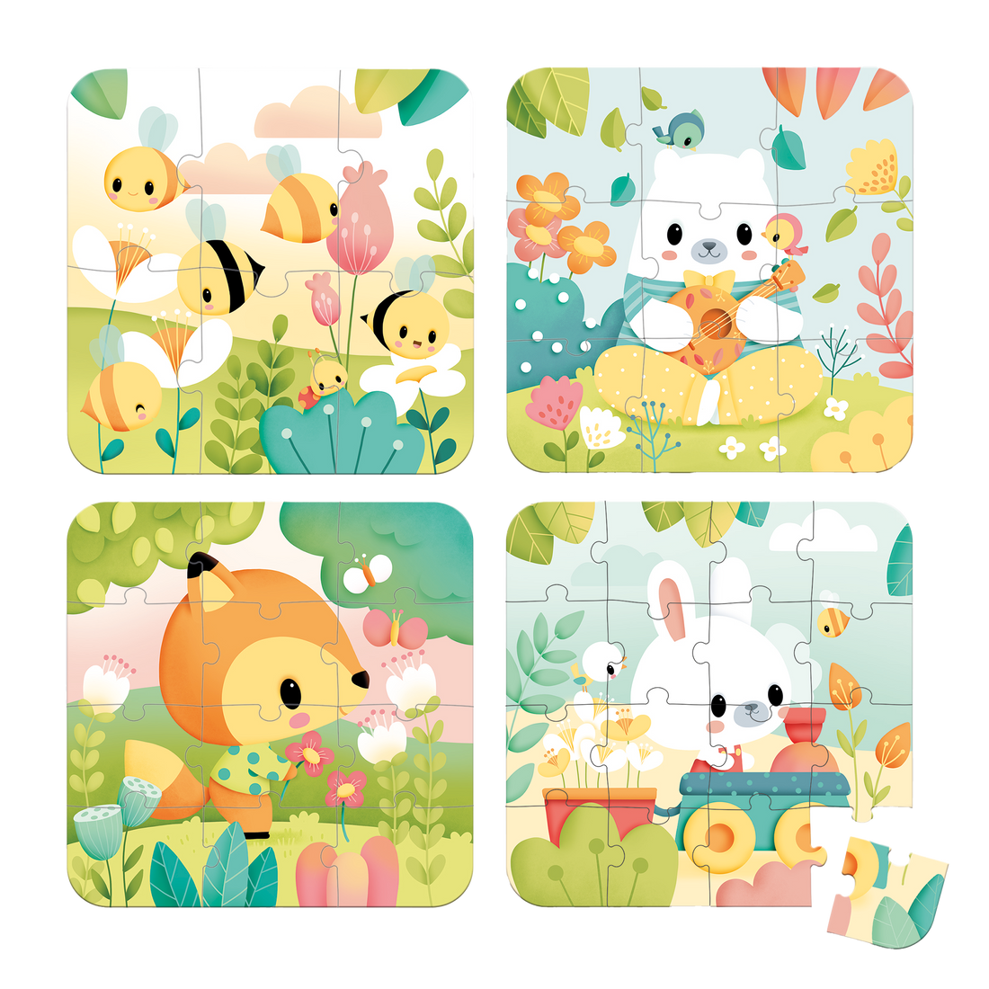 Puzzles Évolutifs Pure - 4 puzzles JANOD
