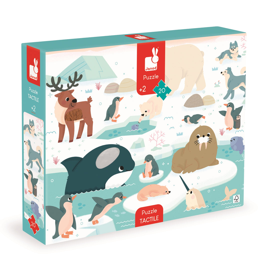 PUZZLE- TACTILE POLAR POLES