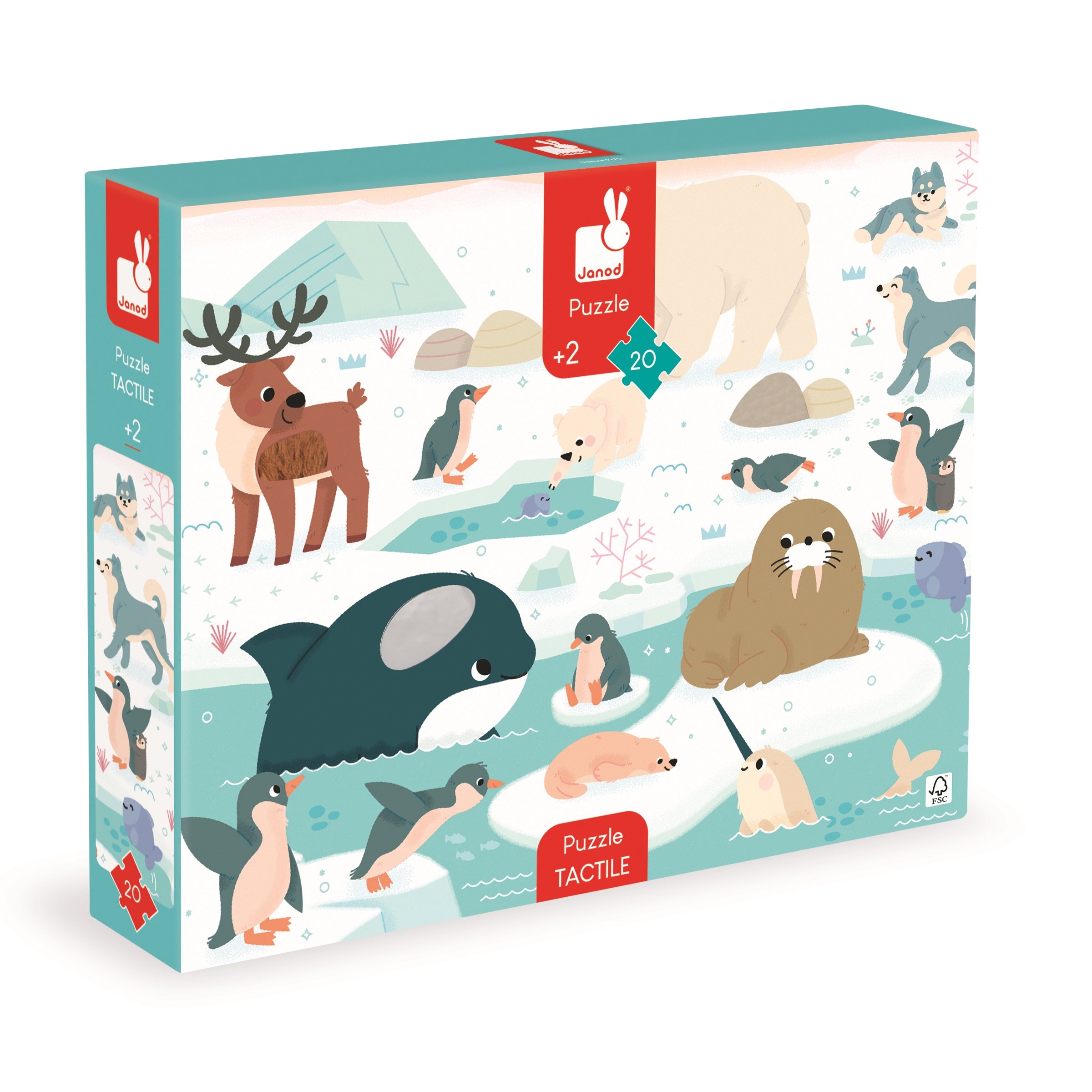 PUZZLE- TACTILE POLAR POLES