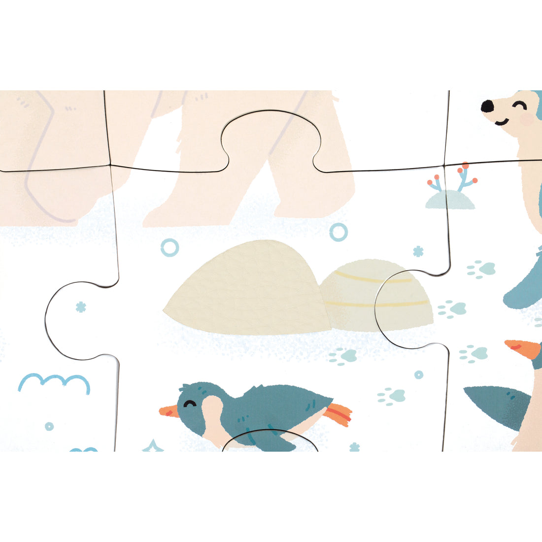 PUZZLE- TACTILE POLAR POLES