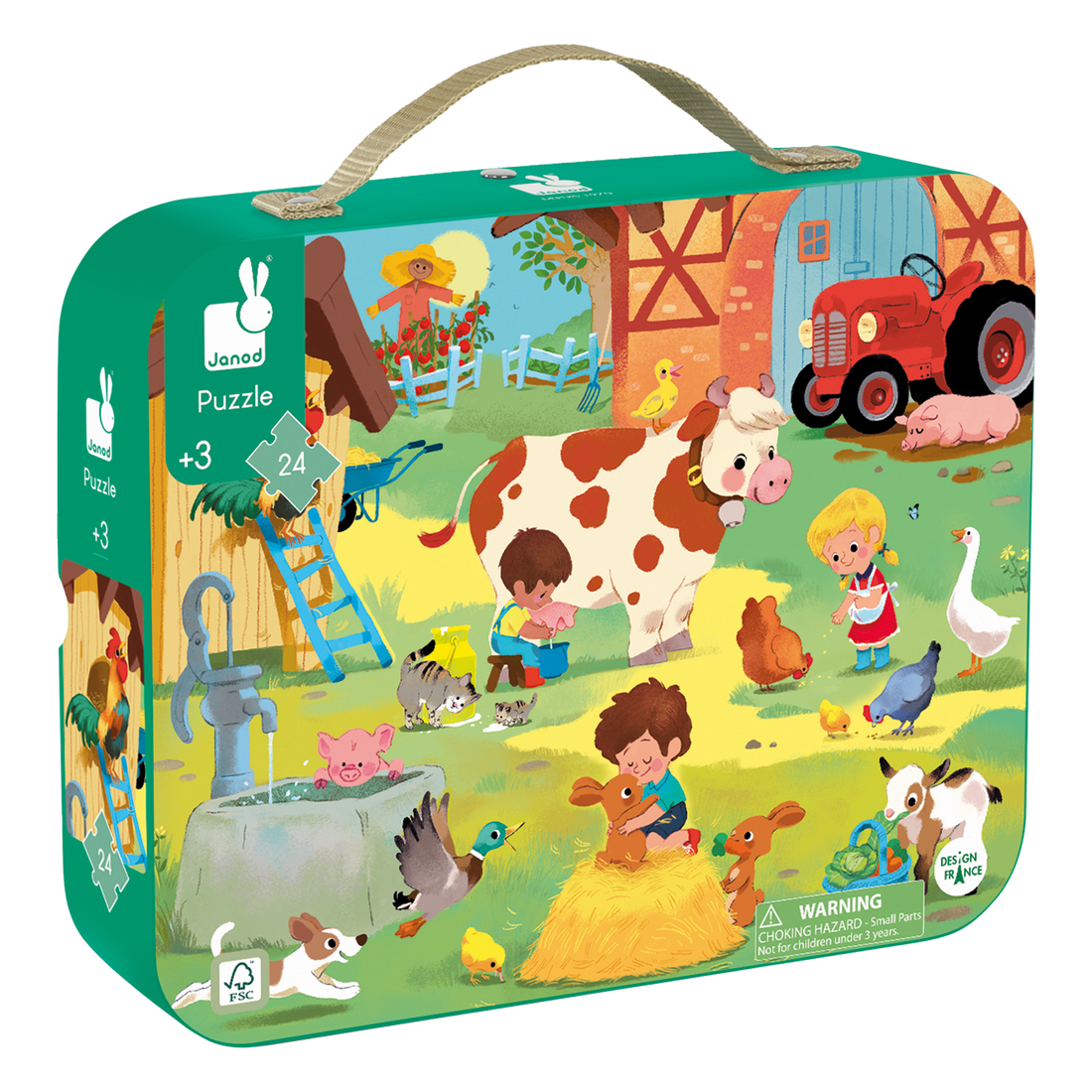 PZ24: UNE JOURNÉE À LA FERME JANOD PUZZLES