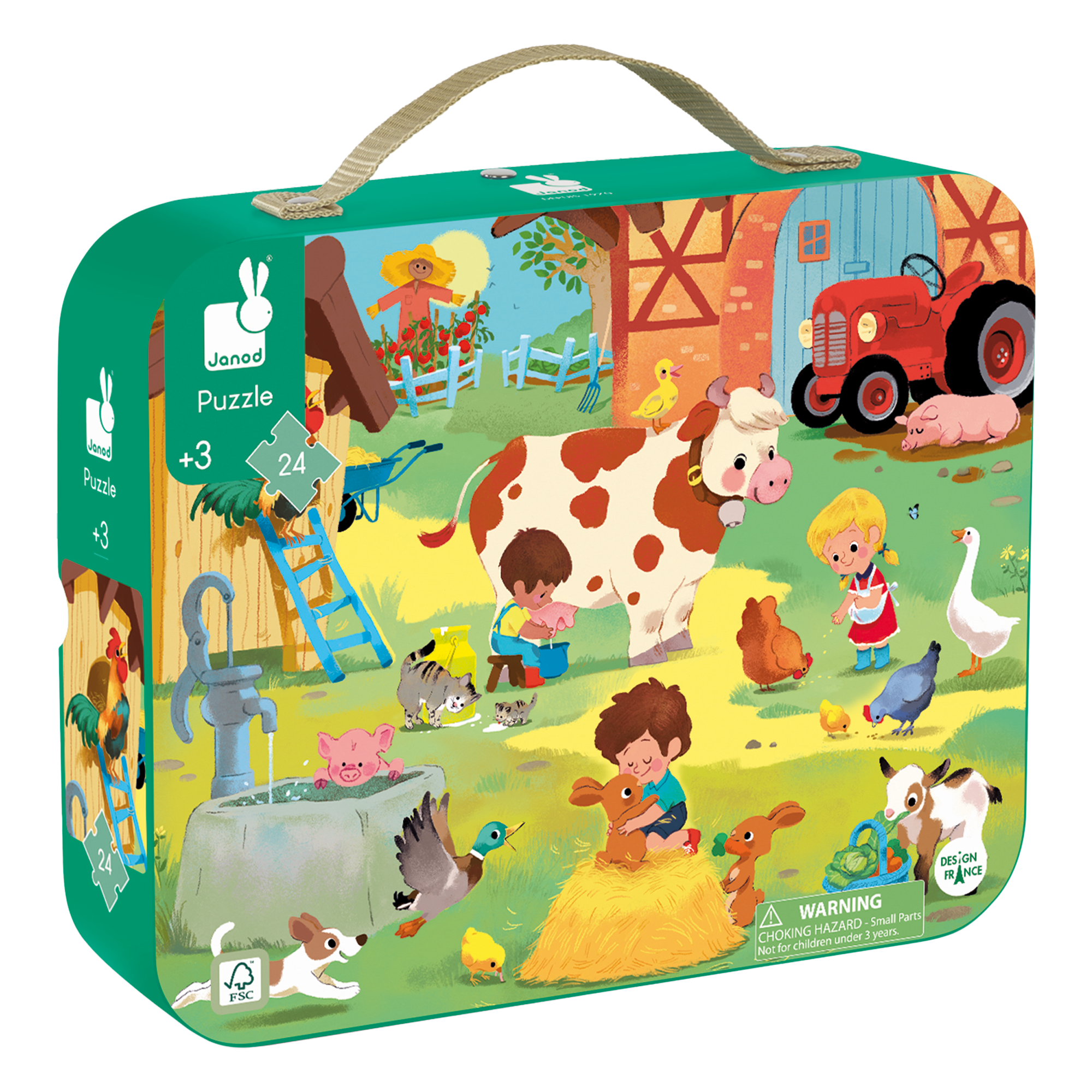 PZ24: UNE JOURNÉE À LA FERME JANOD PUZZLES