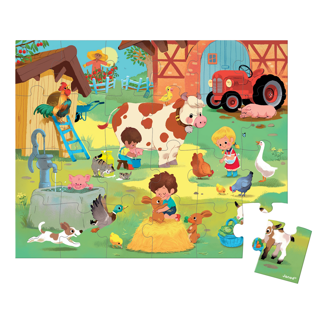 PZ24: UNE JOURNÉE À LA FERME JANOD PUZZLES
