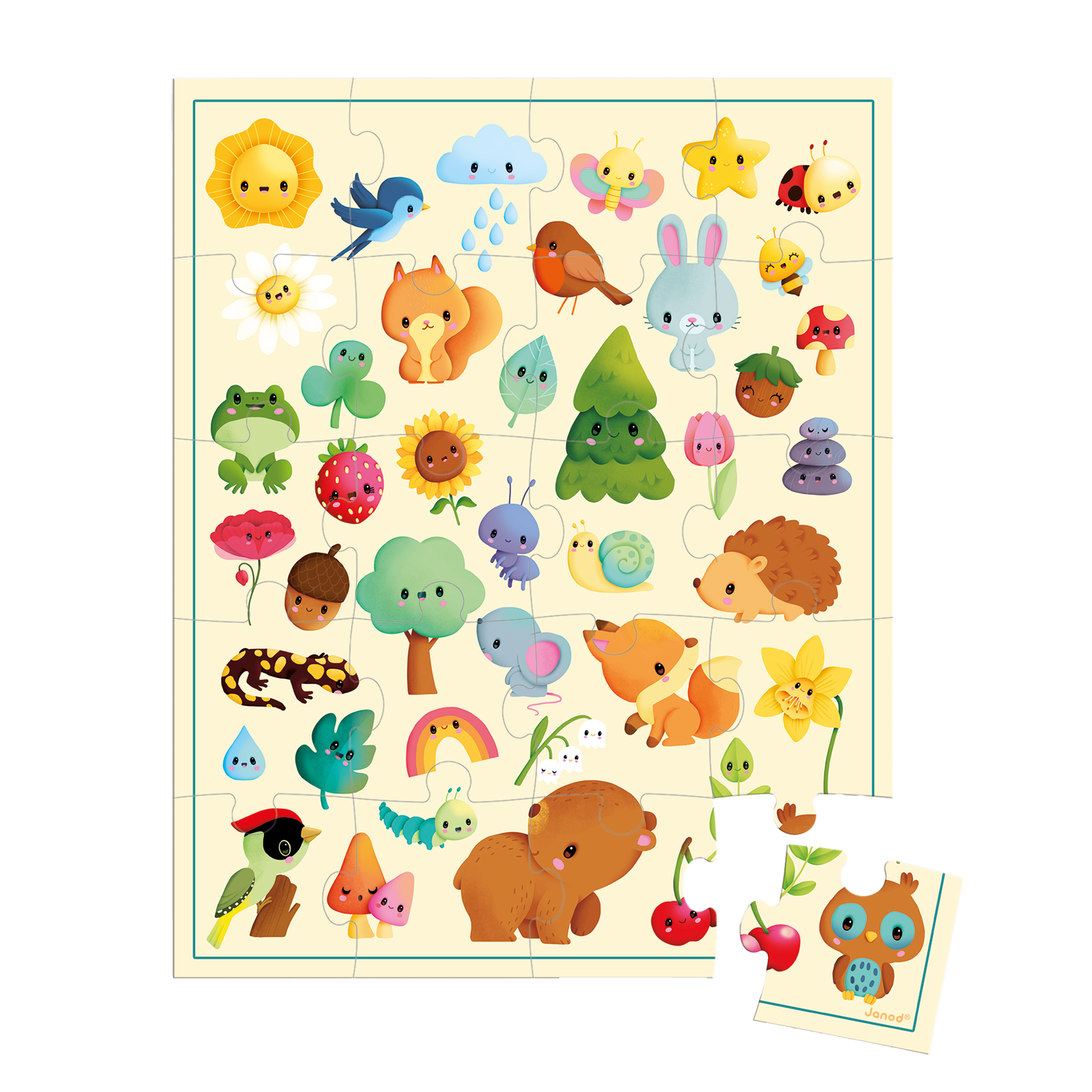 PZ20: IMAGIER DE LA NATURE JANOD PUZZLES