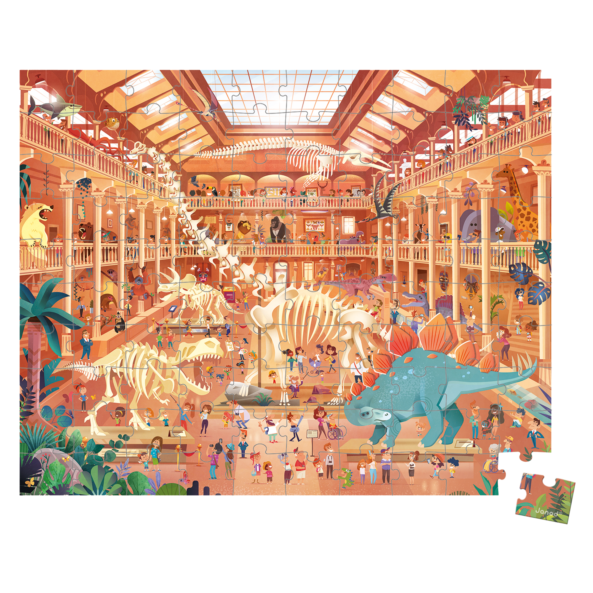 PZ100: MUSÉE D'HISTOIRE NATURELLE JANOD PUZZLES