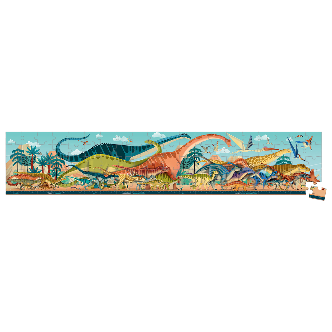 PZ100: PANORAMIQUE DINOSAURES JANOD PUZZLES