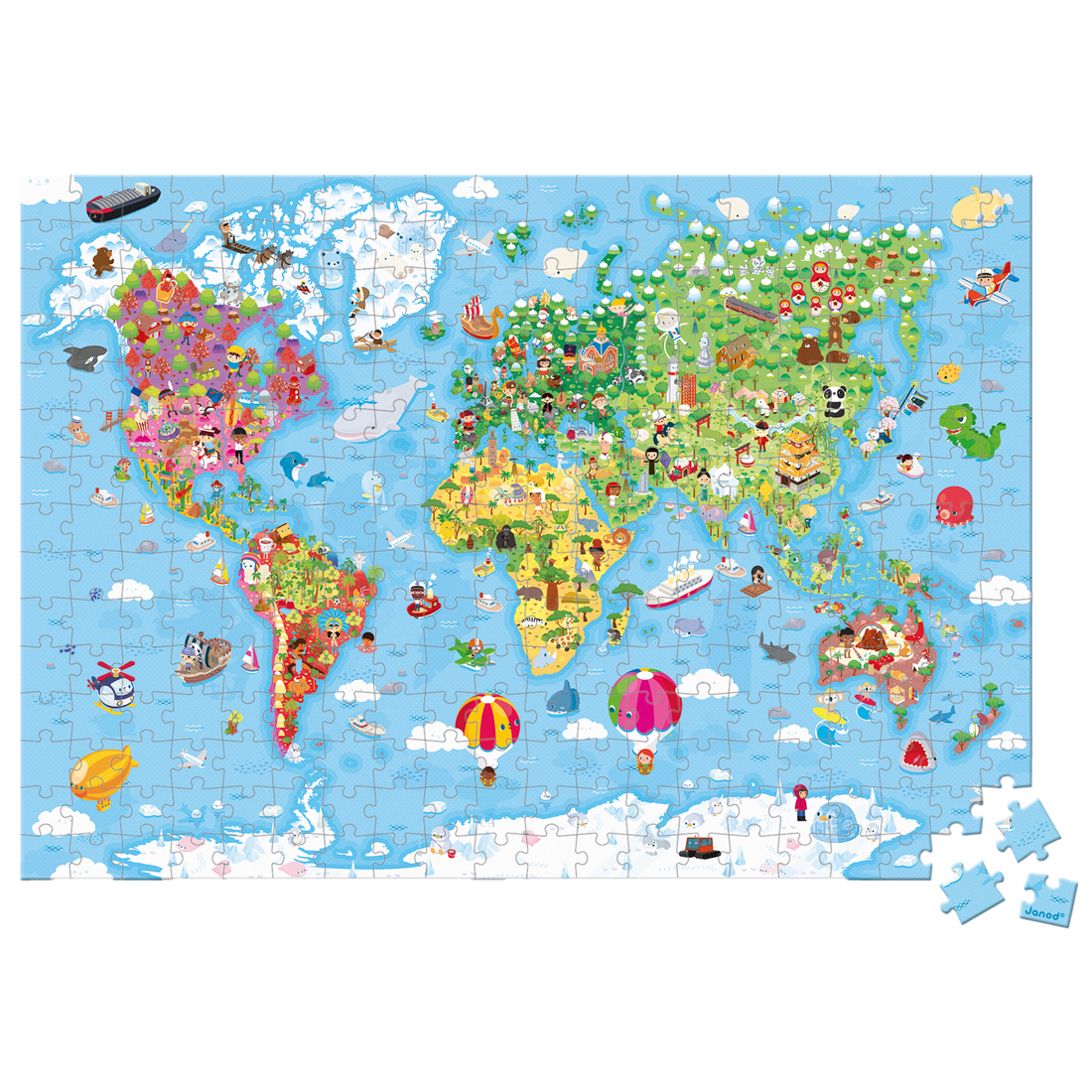 PZ300: GÉANT - LE MONDE JANOD PUZZLES
