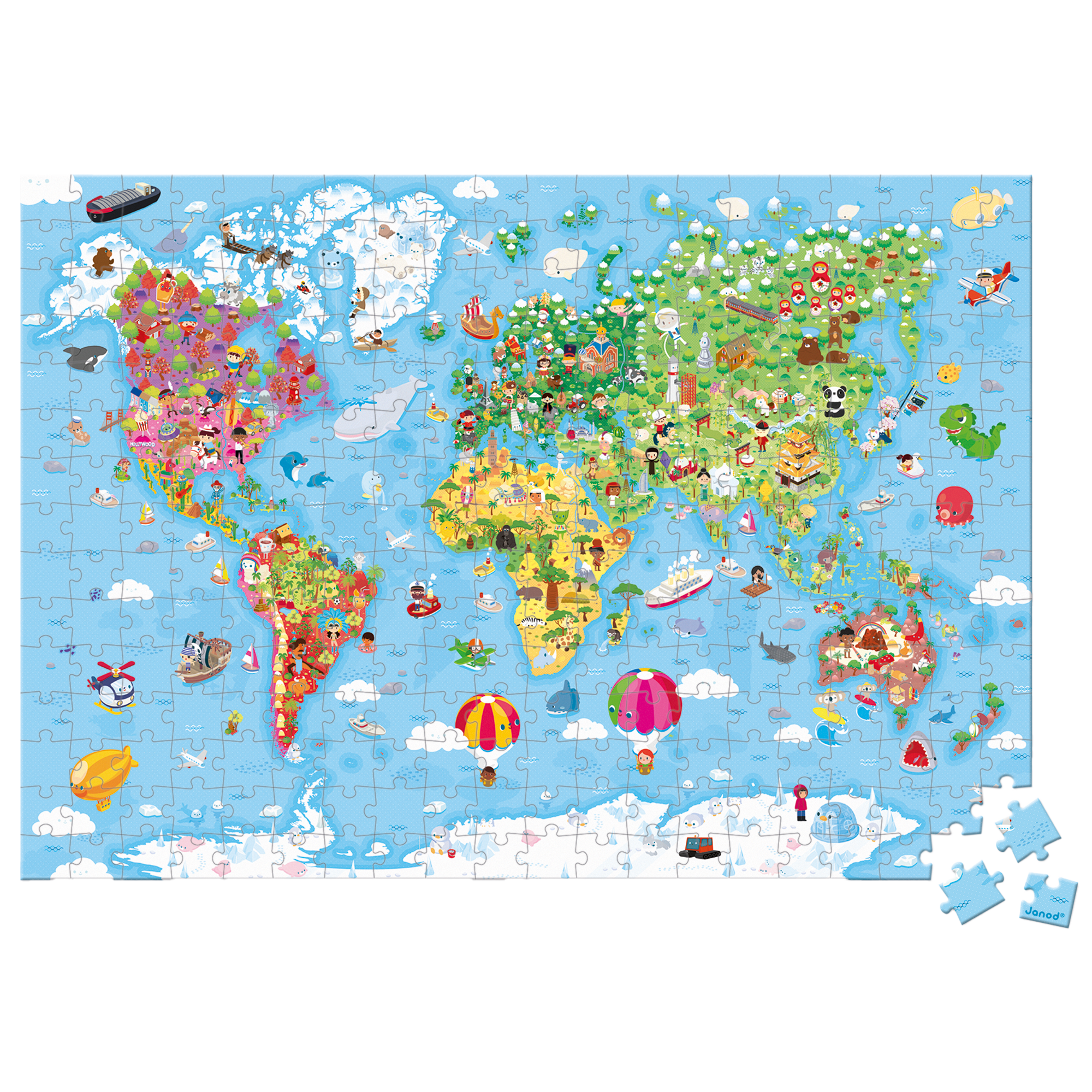 PZ300: GÉANT - LE MONDE JANOD PUZZLES