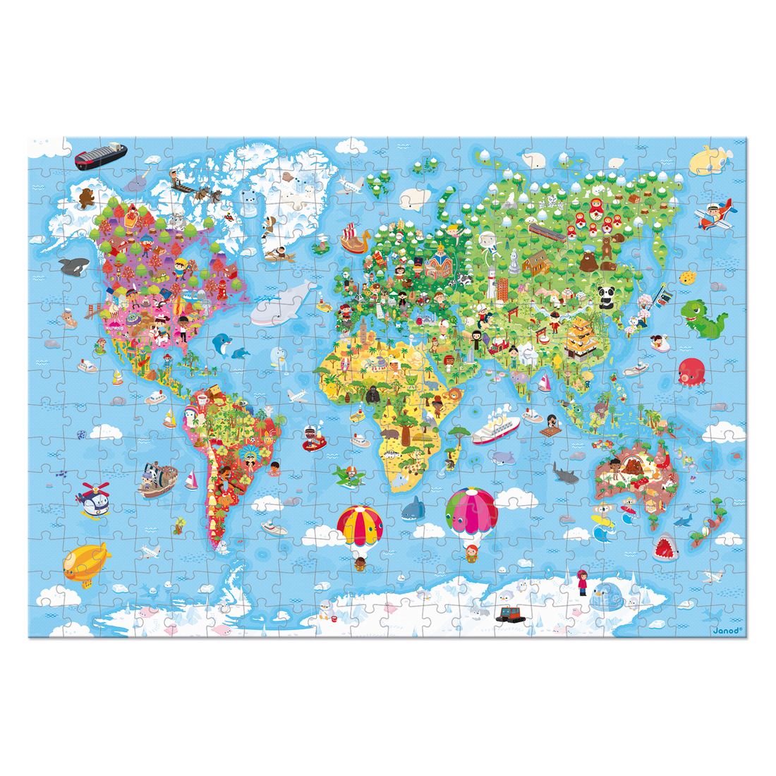 PZ300: GÉANT - LE MONDE JANOD PUZZLES