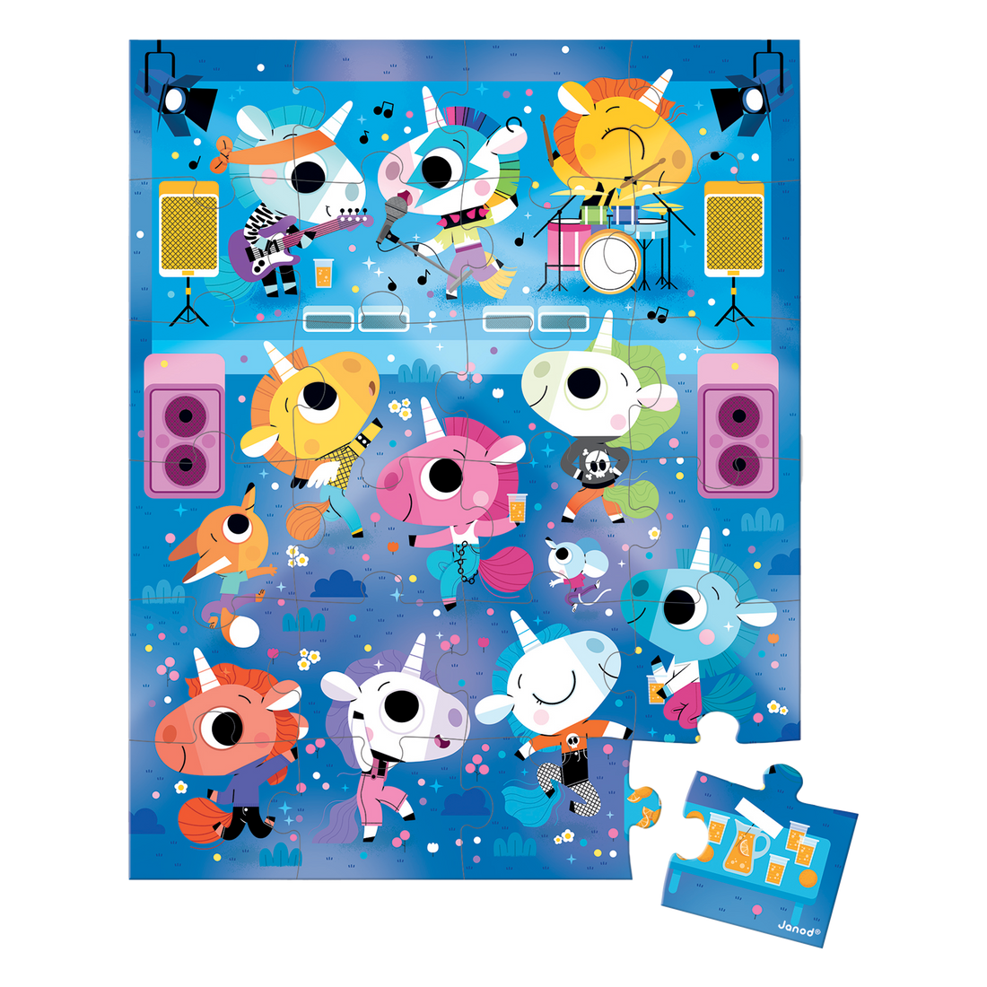 PZ24: CONCERT ROCK DE LICORNES JANOD PUZZLES