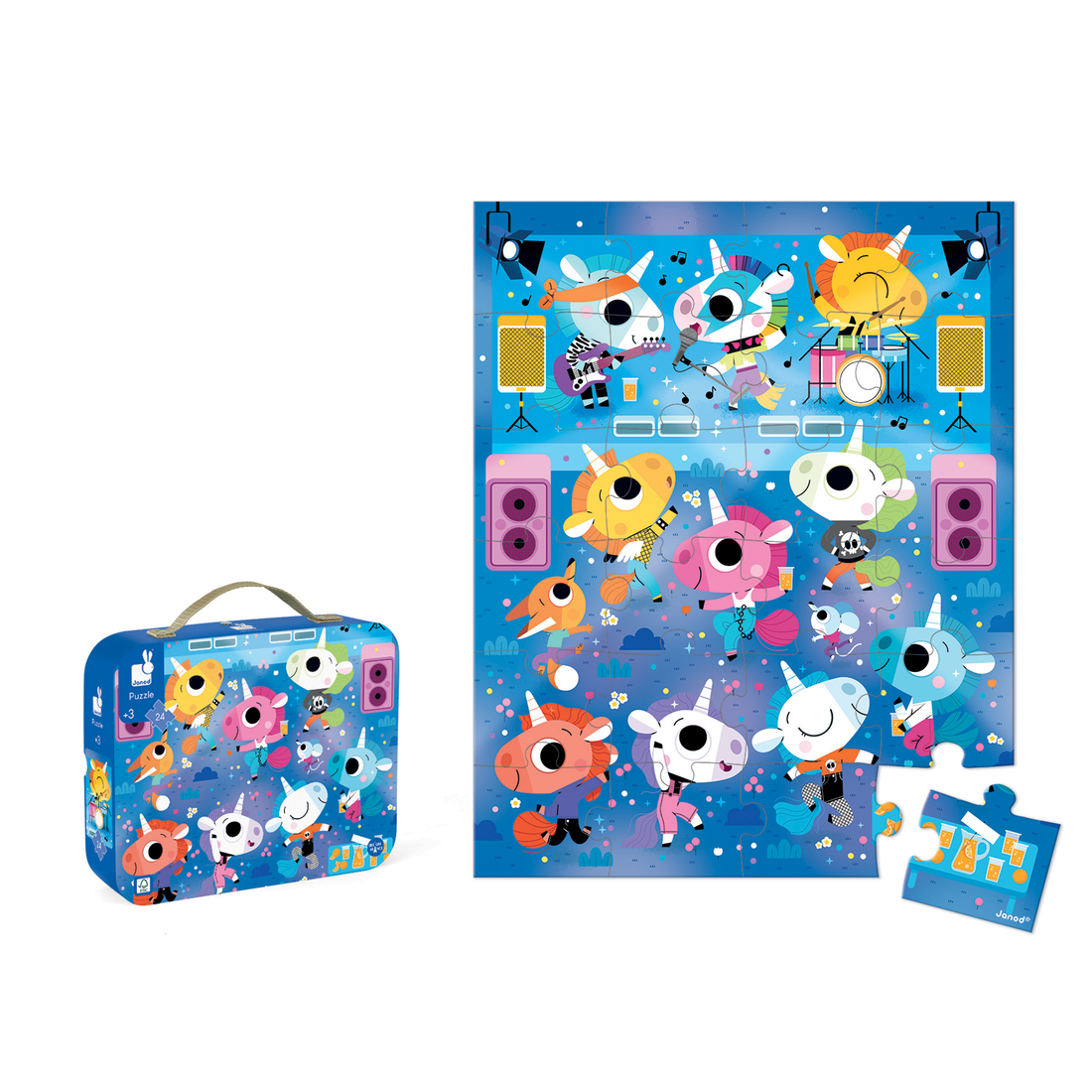 PZ24: CONCERT ROCK DE LICORNES JANOD PUZZLES