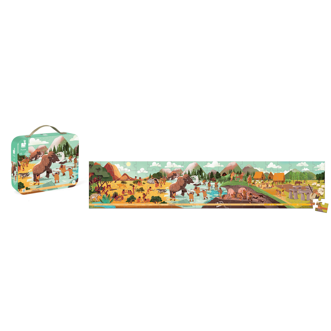 PZ100: FRISE PRÉHISTORIQUE JANOD PUZZLES