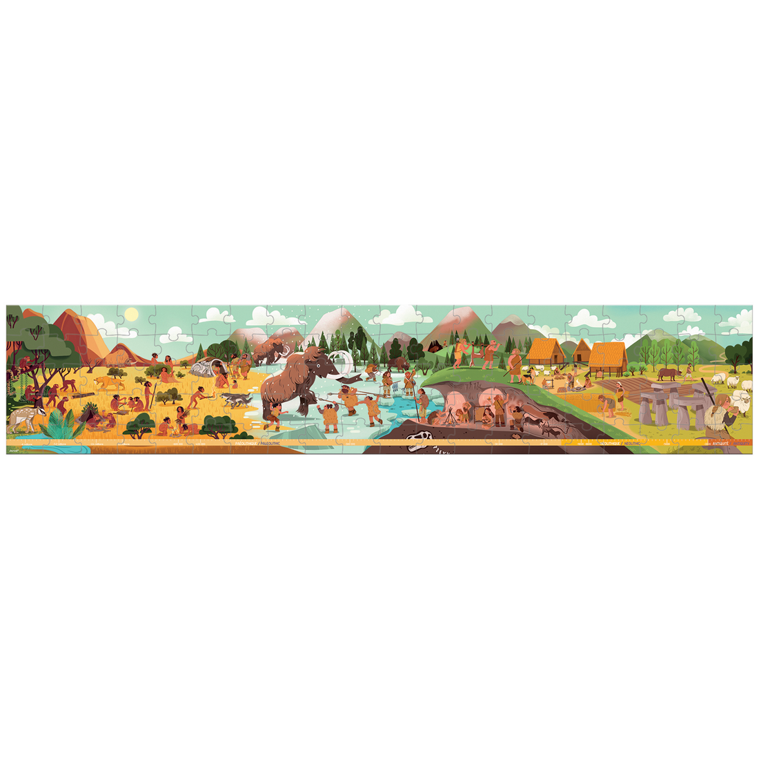 PZ100: FRISE PRÉHISTORIQUE JANOD PUZZLES