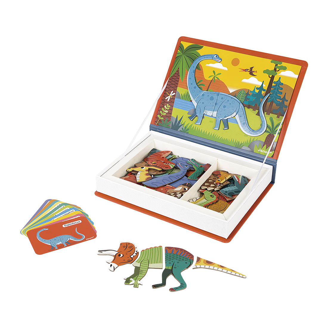 MAGNÉTI'BOOK - DINOSAURES JANOD