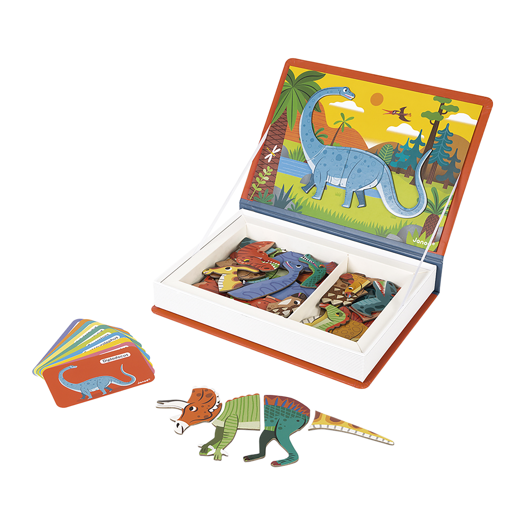 MAGNÉTI'BOOK - DINOSAURES JANOD