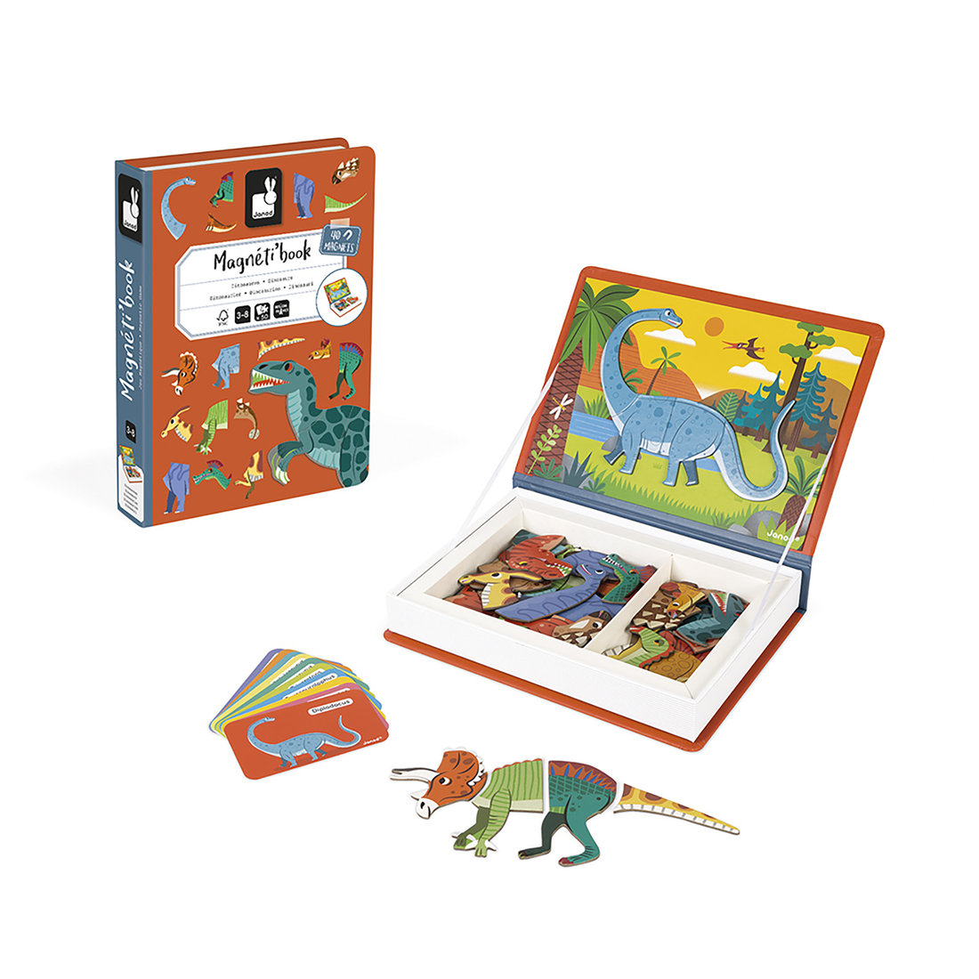 MAGNÉTI'BOOK - DINOSAURES JANOD