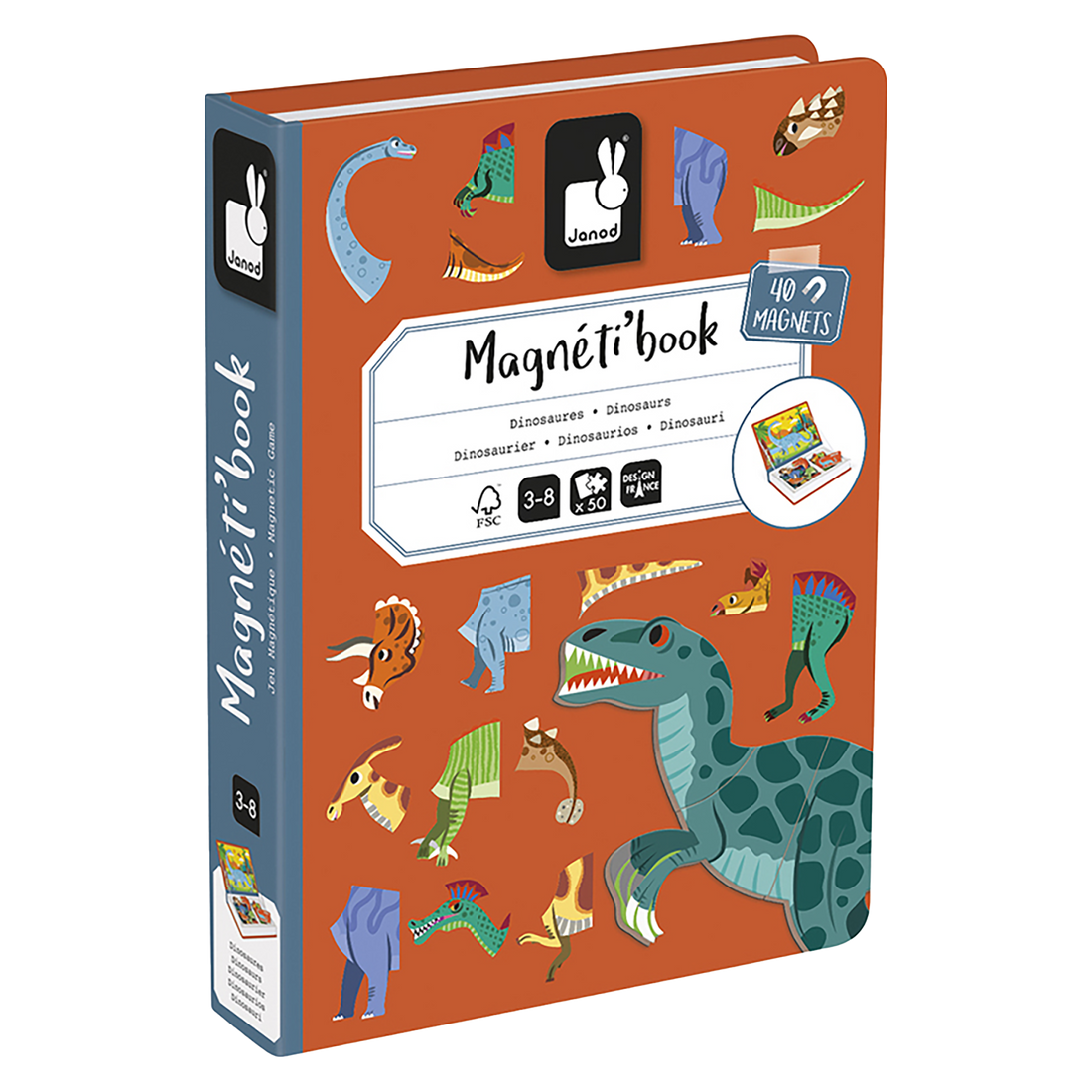 MAGNÉTI'BOOK - DINOSAURES JANOD