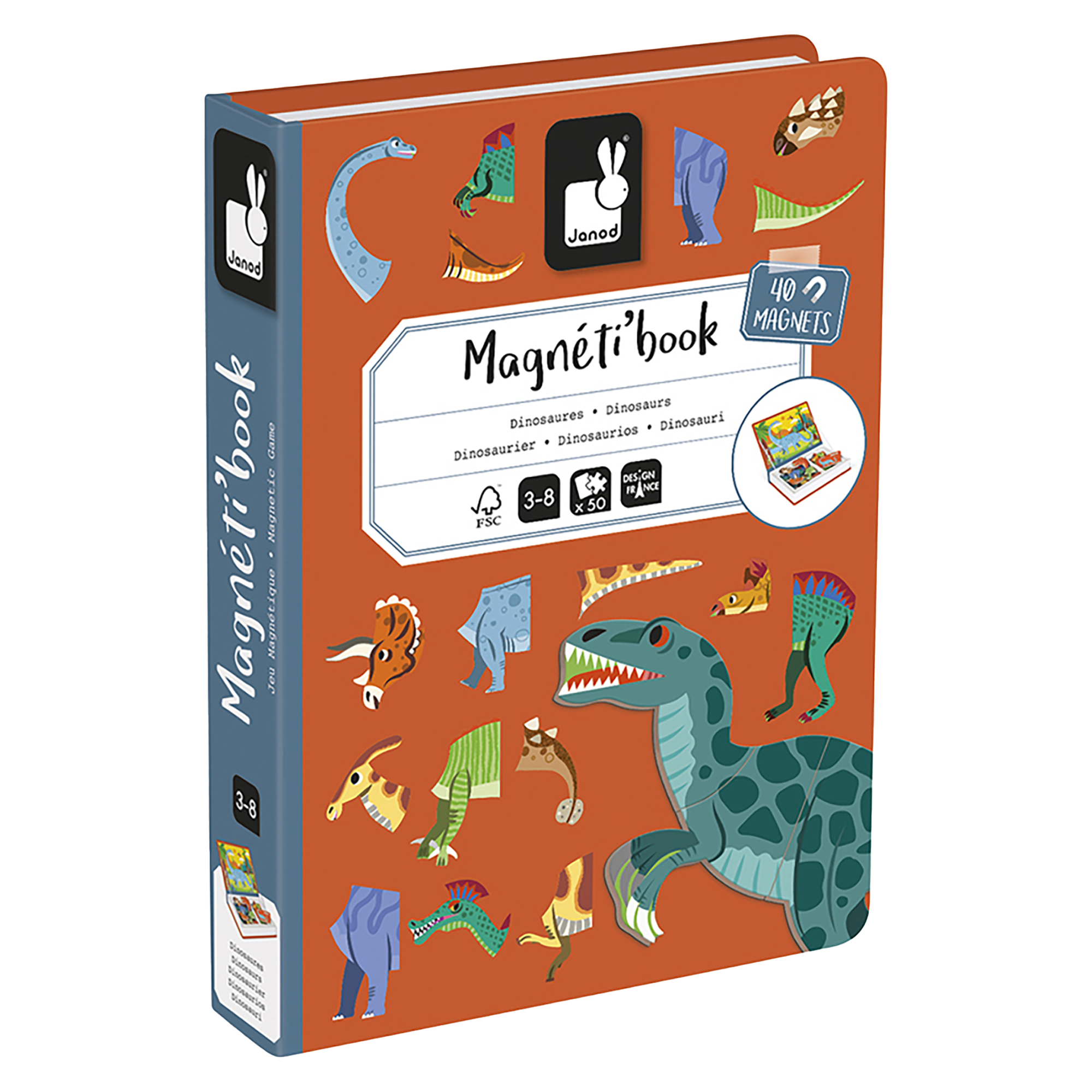 MAGNÉTI'BOOK - DINOSAURES JANOD