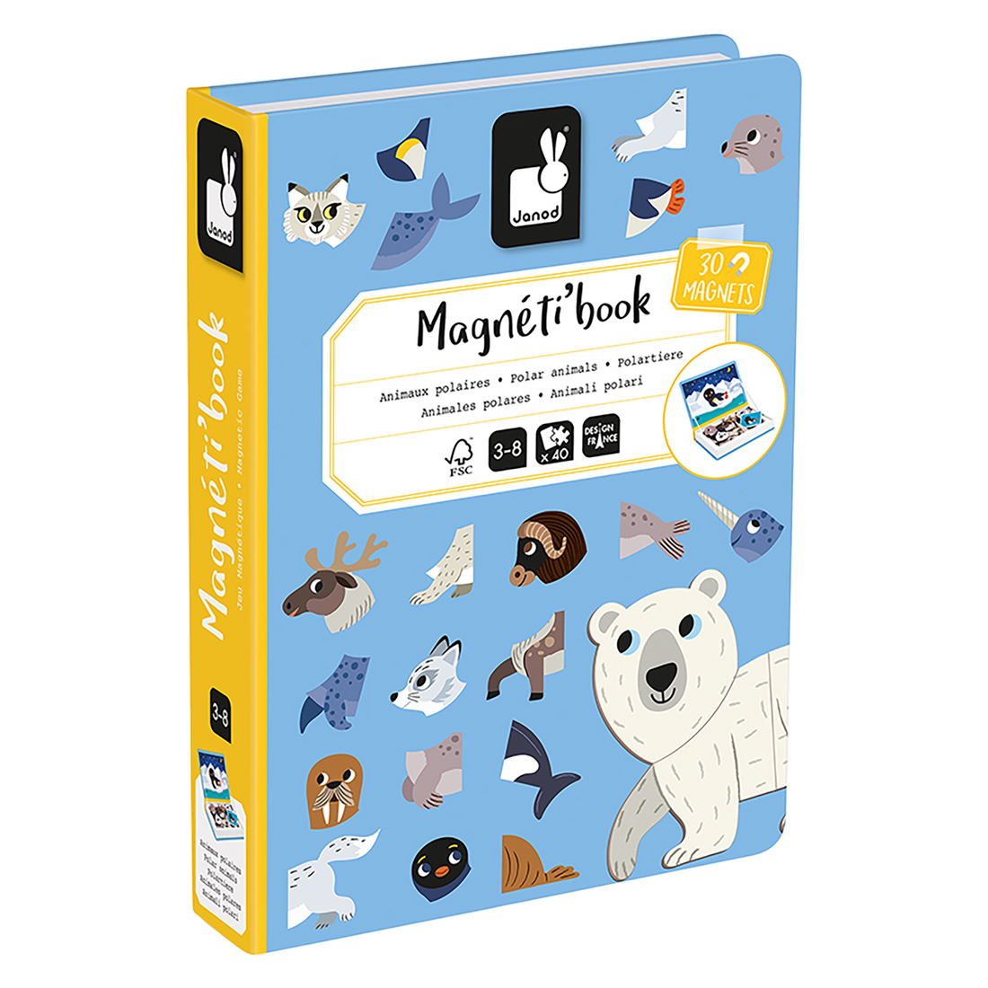 MAGNÉTI'BOOK - ANIMAUX POLAIRES JANOD