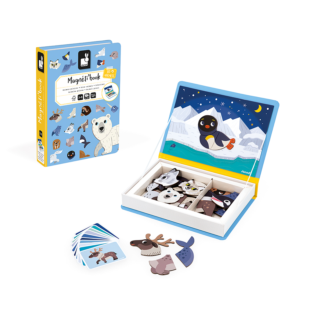 MAGNÉTI'BOOK - ANIMAUX POLAIRES JANOD