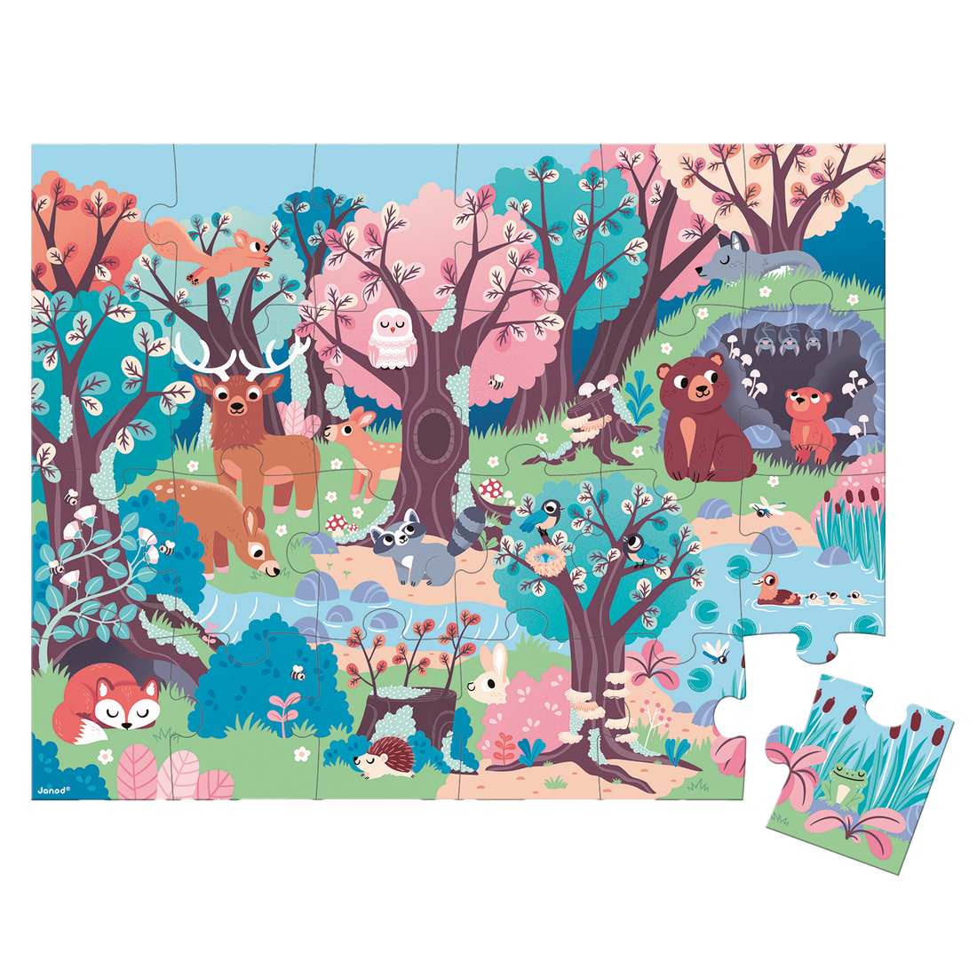 PZ24- MAGIQUE - FORÊT JANOD PUZZLES