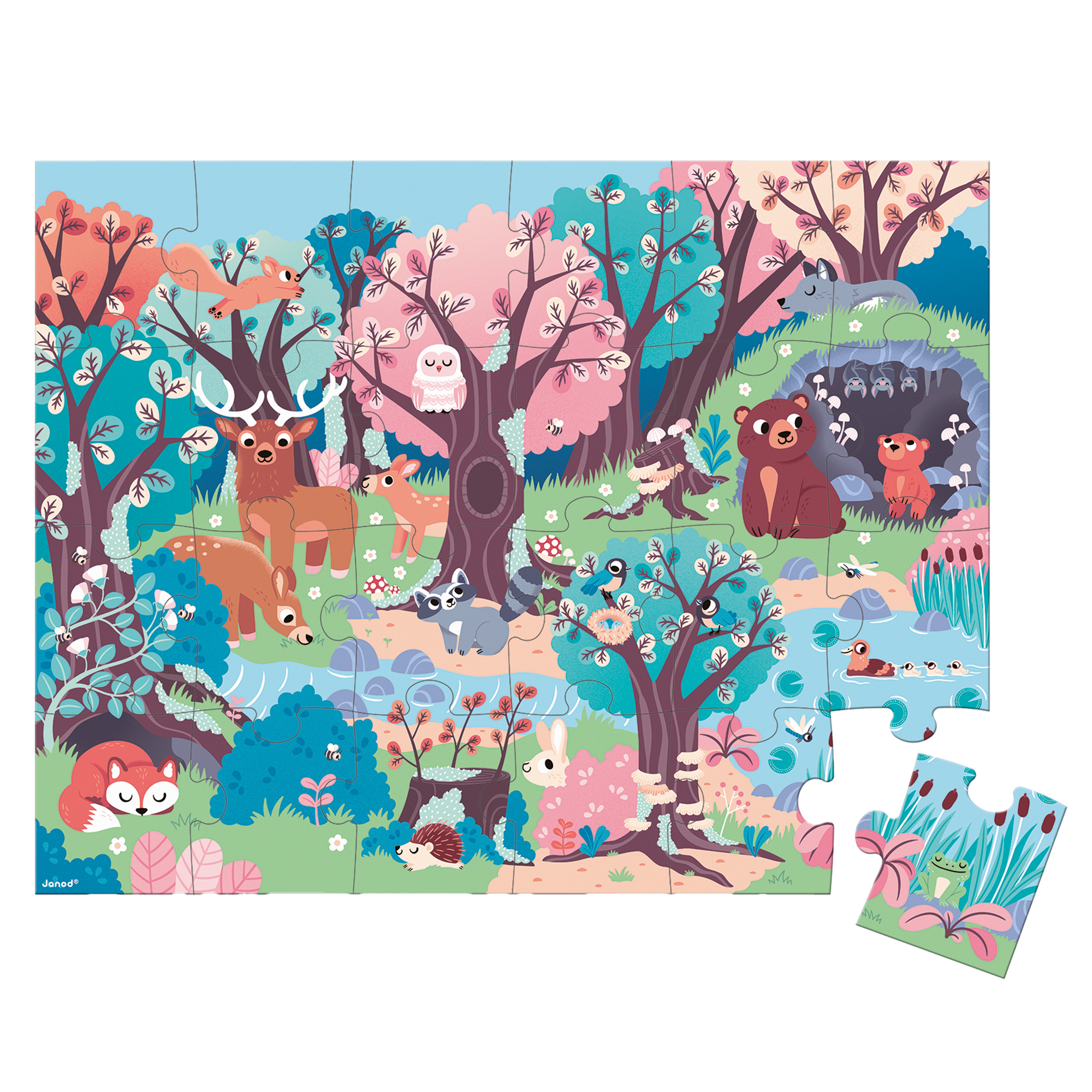 PZ24- MAGIQUE - FORÊT JANOD PUZZLES