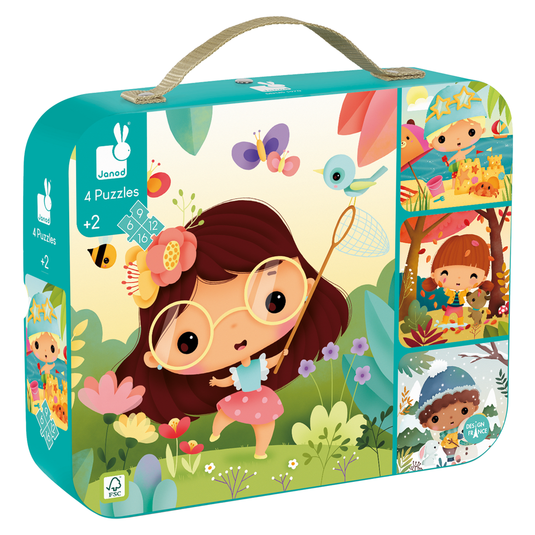 4 EN 1 CASSE-TÊTE PROGRESSIF - SAISONS JANOD PUZZLES