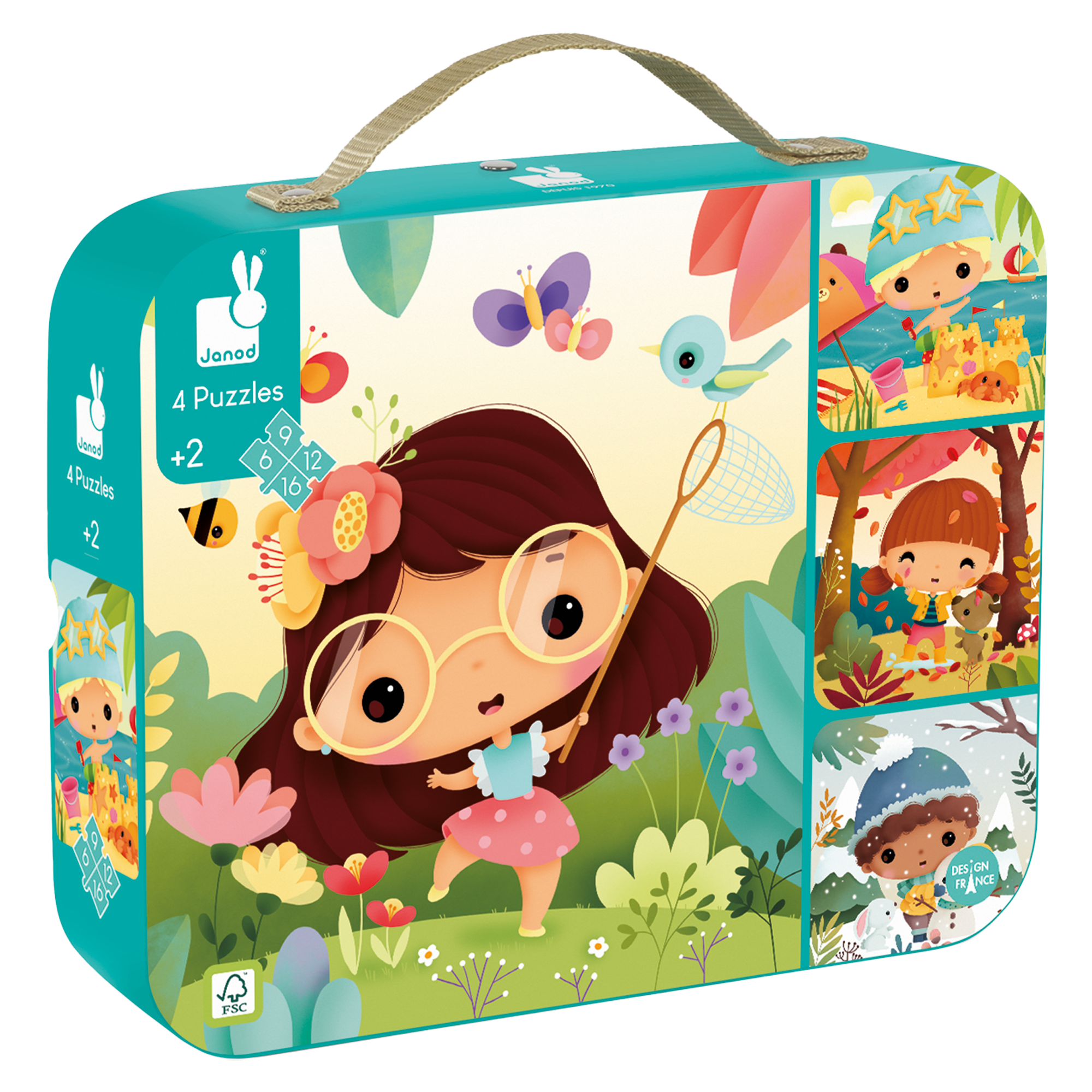 4 EN 1 CASSE-TÊTE PROGRESSIF - SAISONS JANOD PUZZLES