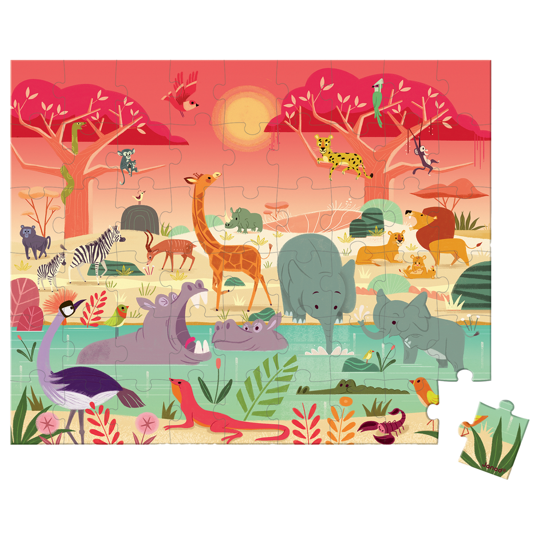 PZ54: RÉSERVE ANIMALIÈRE JANOD PUZZLES