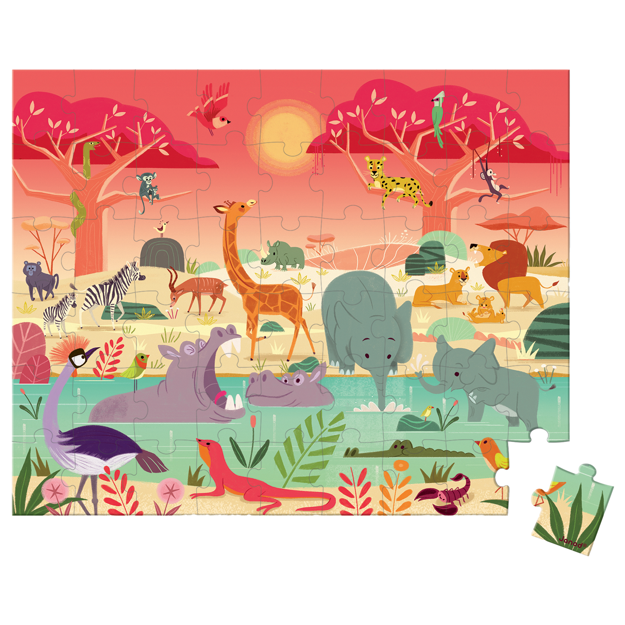 PZ54: RÉSERVE ANIMALIÈRE JANOD PUZZLES