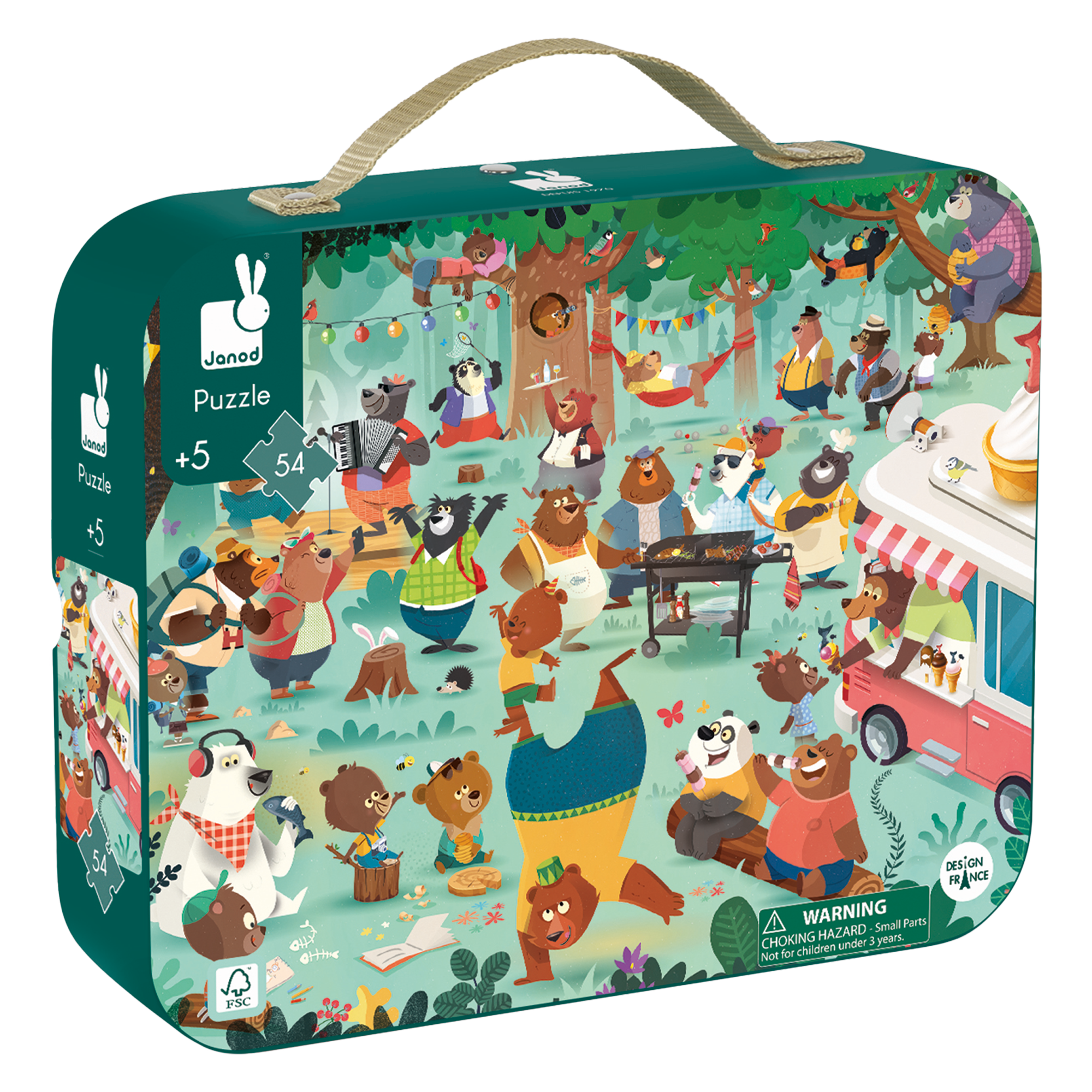PZ54: LA COUSINADE DES OURS JANOD PUZZLES