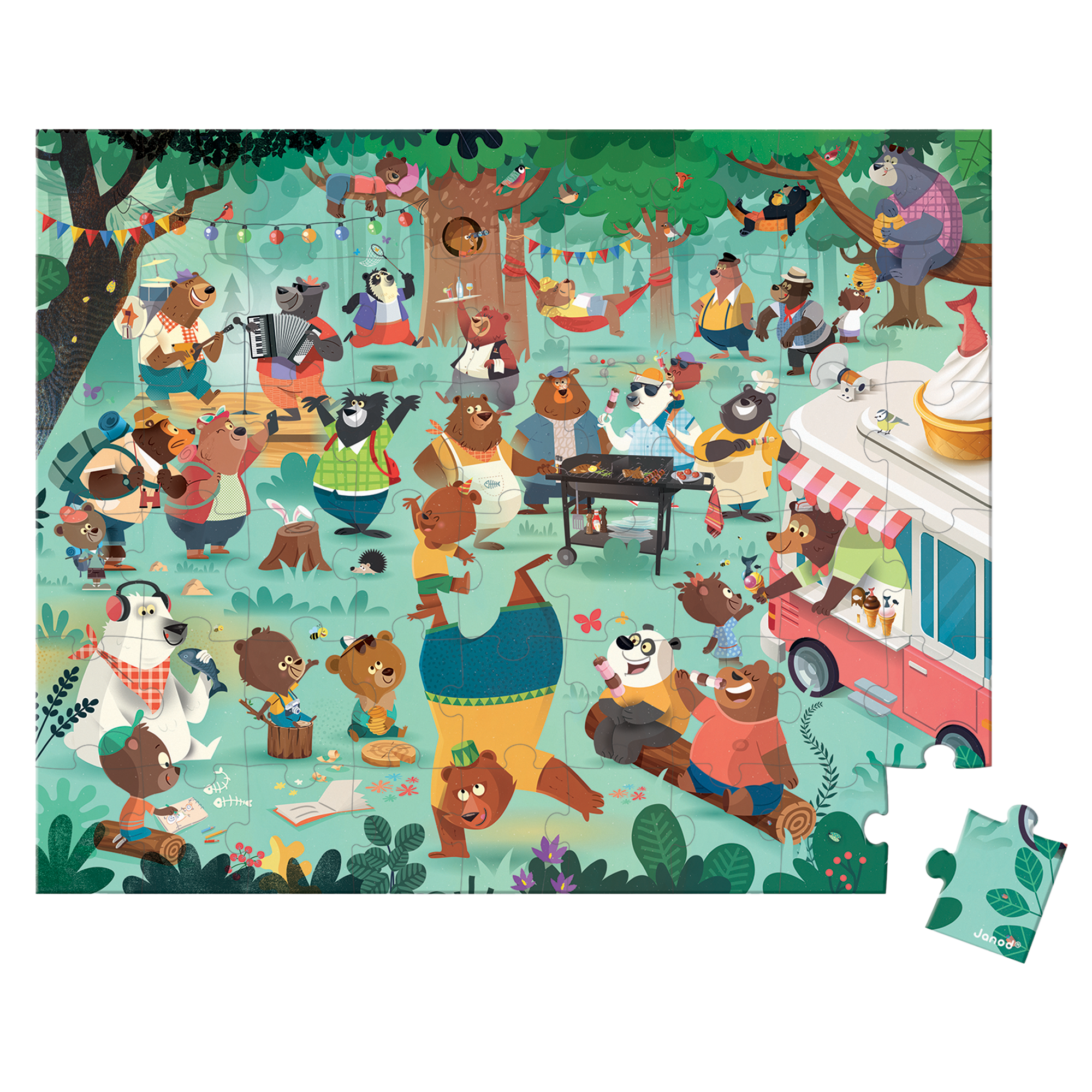 PZ54: LA COUSINADE DES OURS JANOD PUZZLES