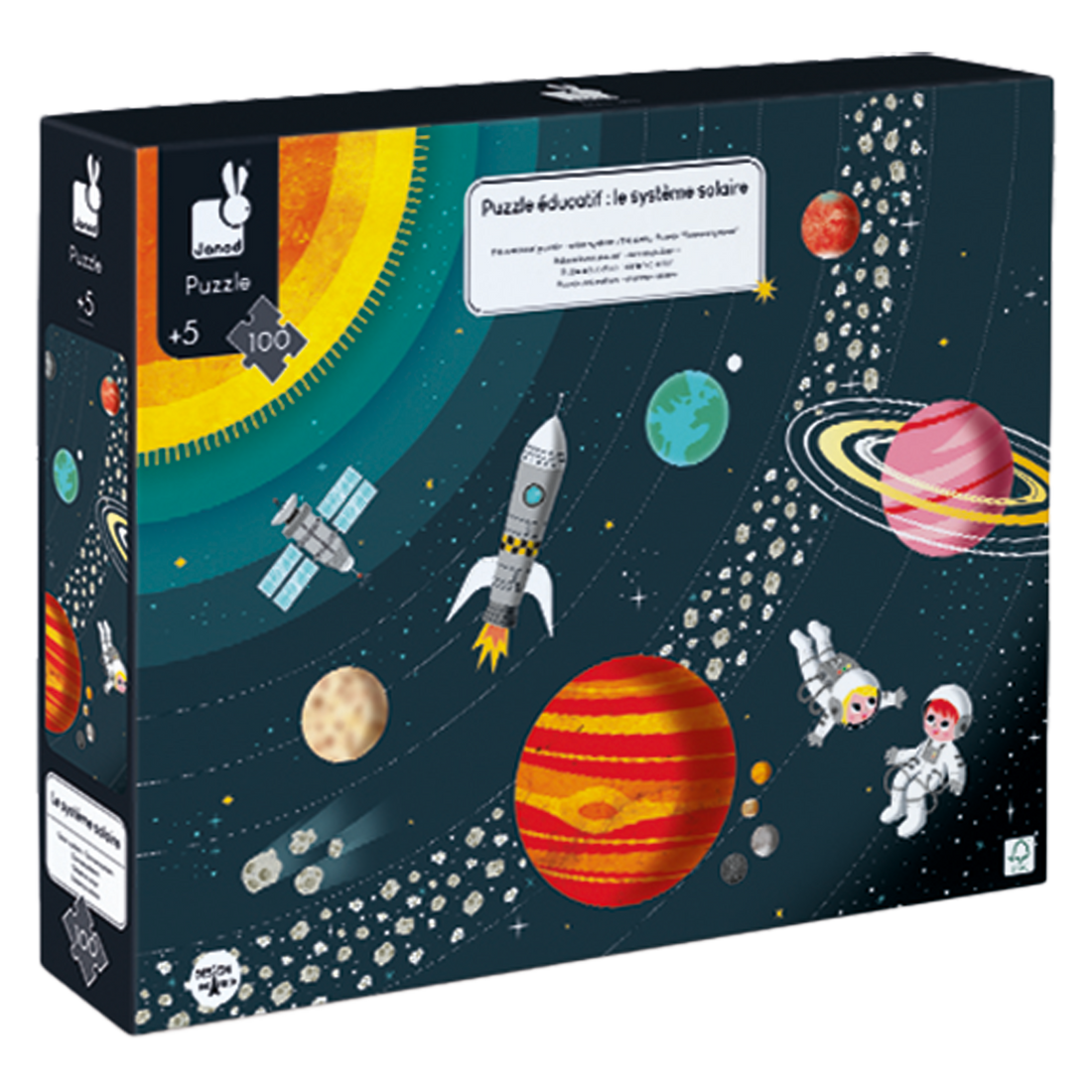 PZ100- ÉDUCATIF - SYSTÈME SOLAIRE JANOD PUZZLES