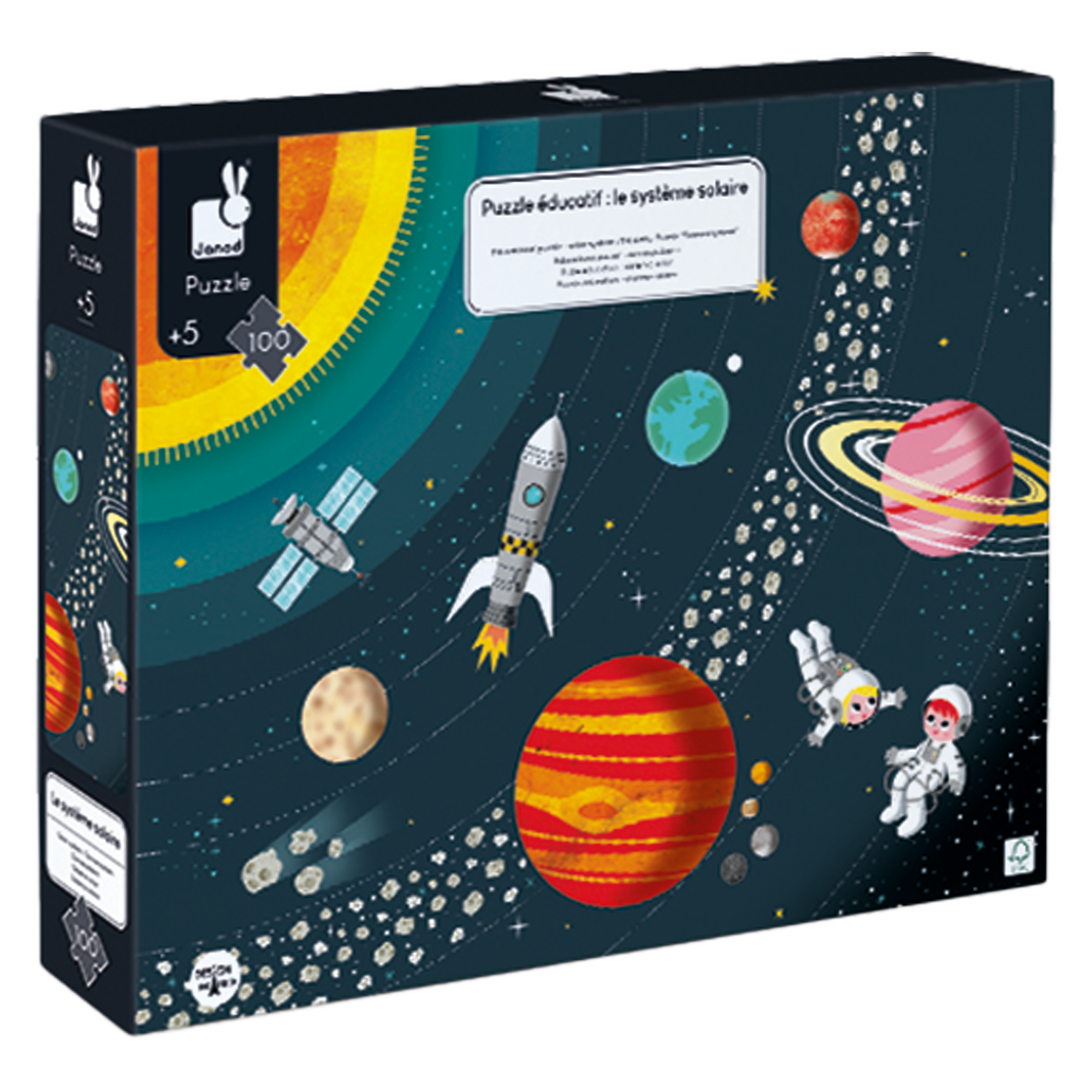 PZ100- ÉDUCATIF - SYSTÈME SOLAIRE JANOD PUZZLES