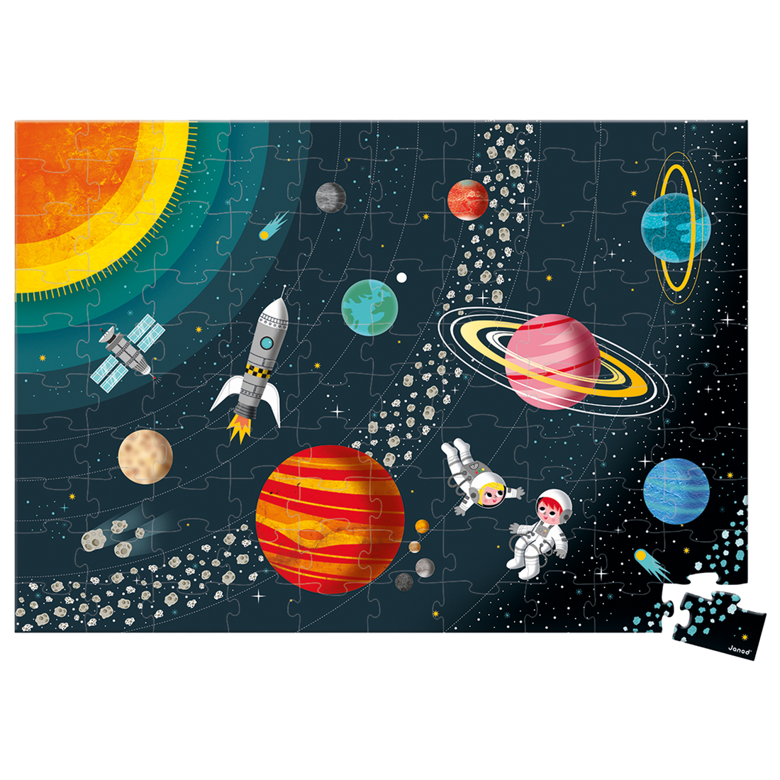 PZ100- ÉDUCATIF - SYSTÈME SOLAIRE JANOD PUZZLES