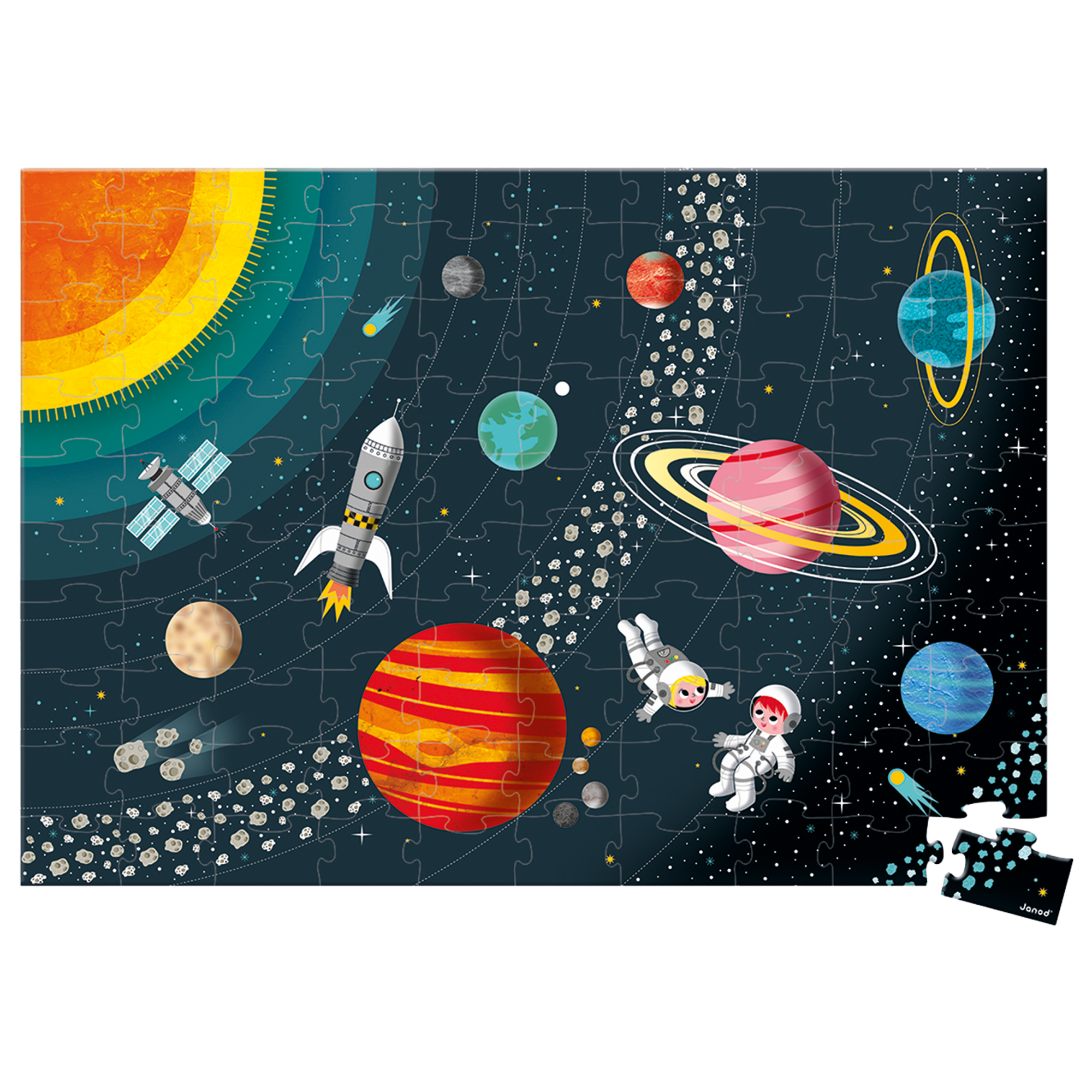 PZ100- ÉDUCATIF - SYSTÈME SOLAIRE JANOD PUZZLES