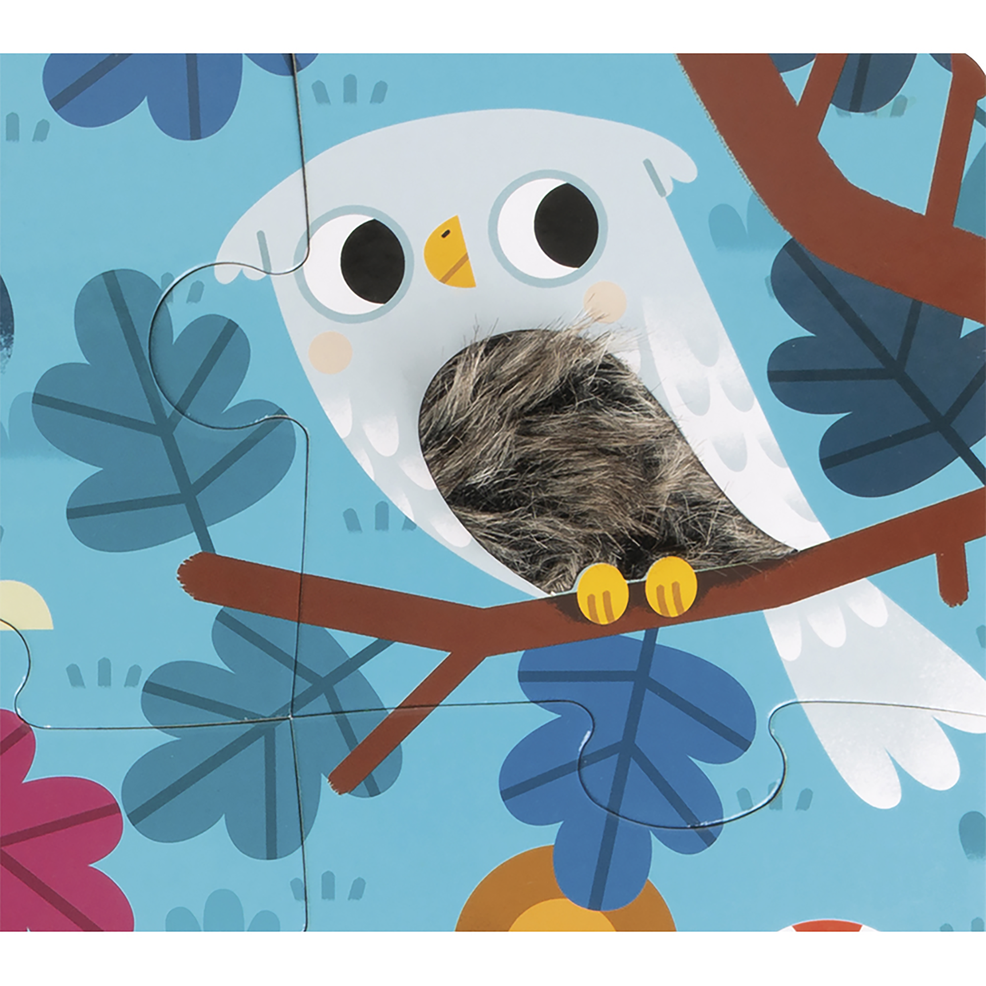 PZ20- TACTILE - LES ANIMAUX DE LA FORÊT JANOD PUZZLES