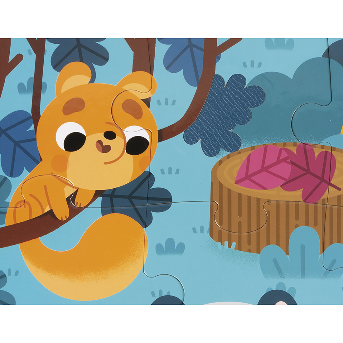 PZ20- TACTILE - LES ANIMAUX DE LA FORÊT JANOD PUZZLES