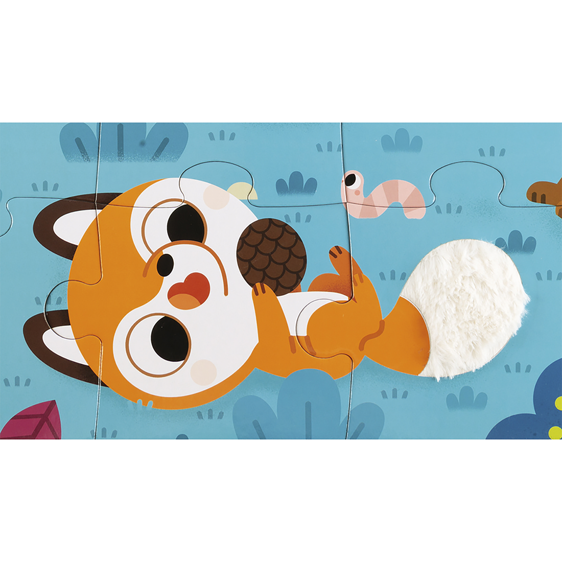 PZ20- TACTILE - LES ANIMAUX DE LA FORÊT JANOD PUZZLES