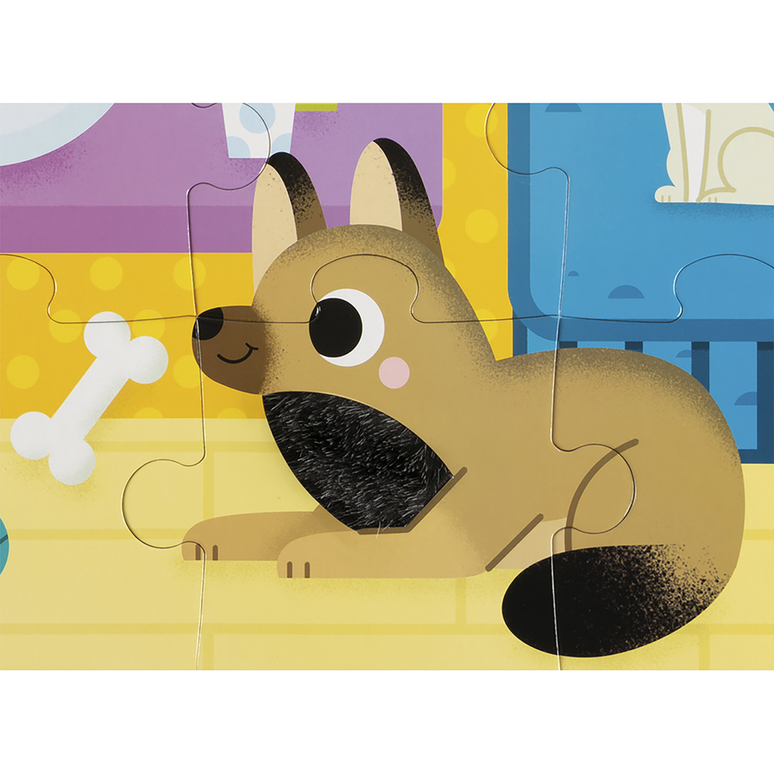 PZ20- TACTILE - LES ANIMAUX DOMESTIQUES JANOD PUZZLES