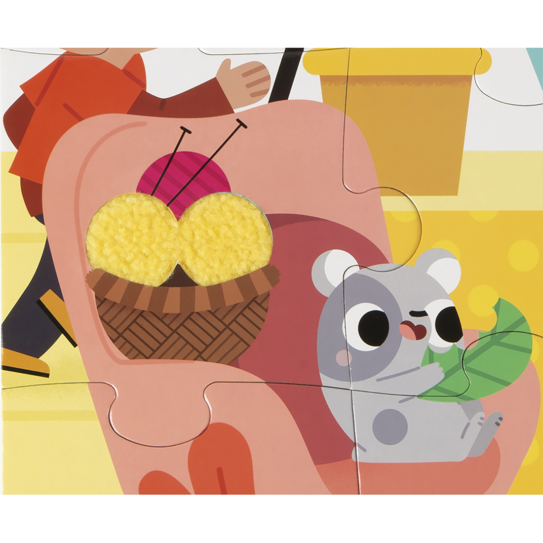 PZ20- TACTILE - LES ANIMAUX DOMESTIQUES JANOD PUZZLES