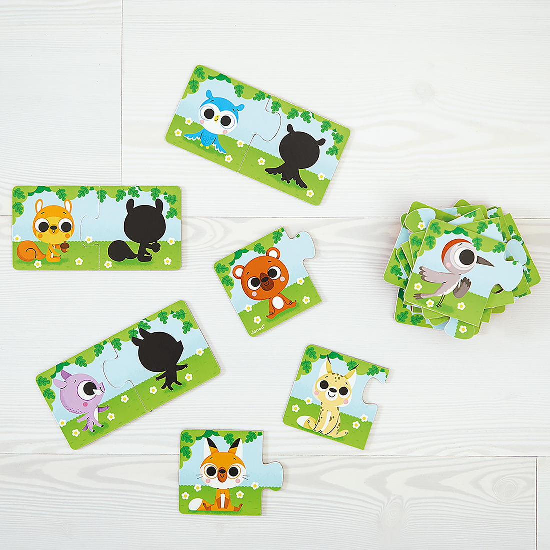 CASSE-TÊTES - LES ANIMAUX ET LEUR OMBRE JANOD PUZZLES