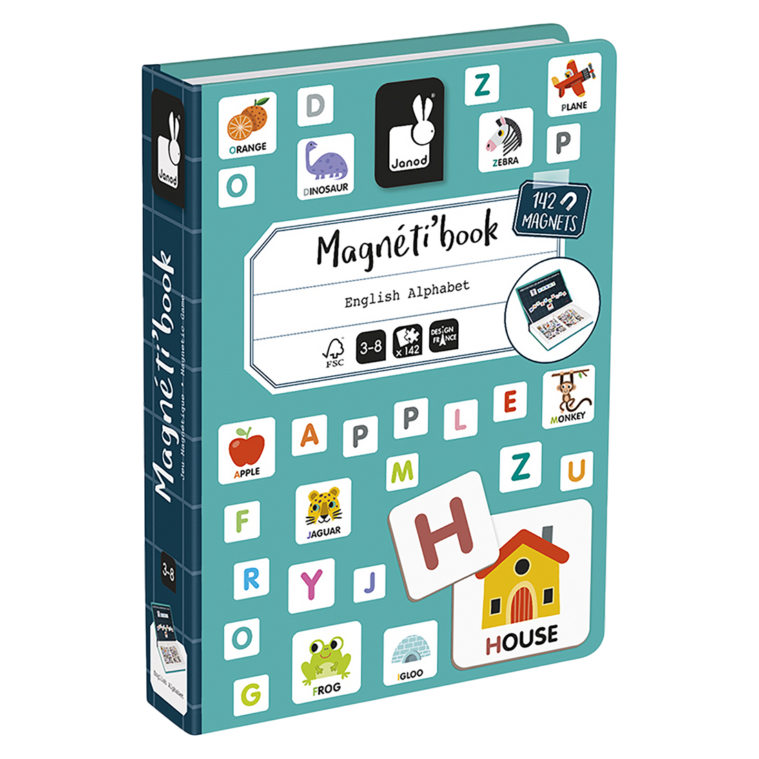 MAGNÉTI'BOOK - ALPHABET ANGLAIS JANOD